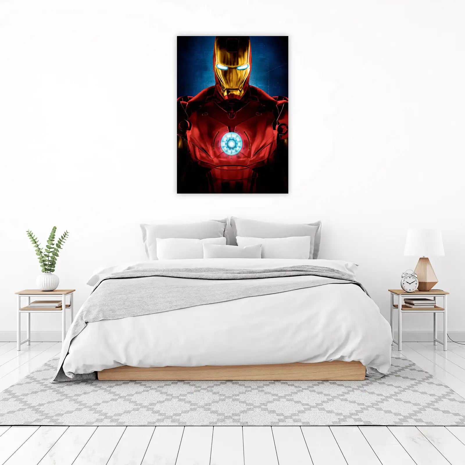 Iconic Iron Man Close-Up Wall Art