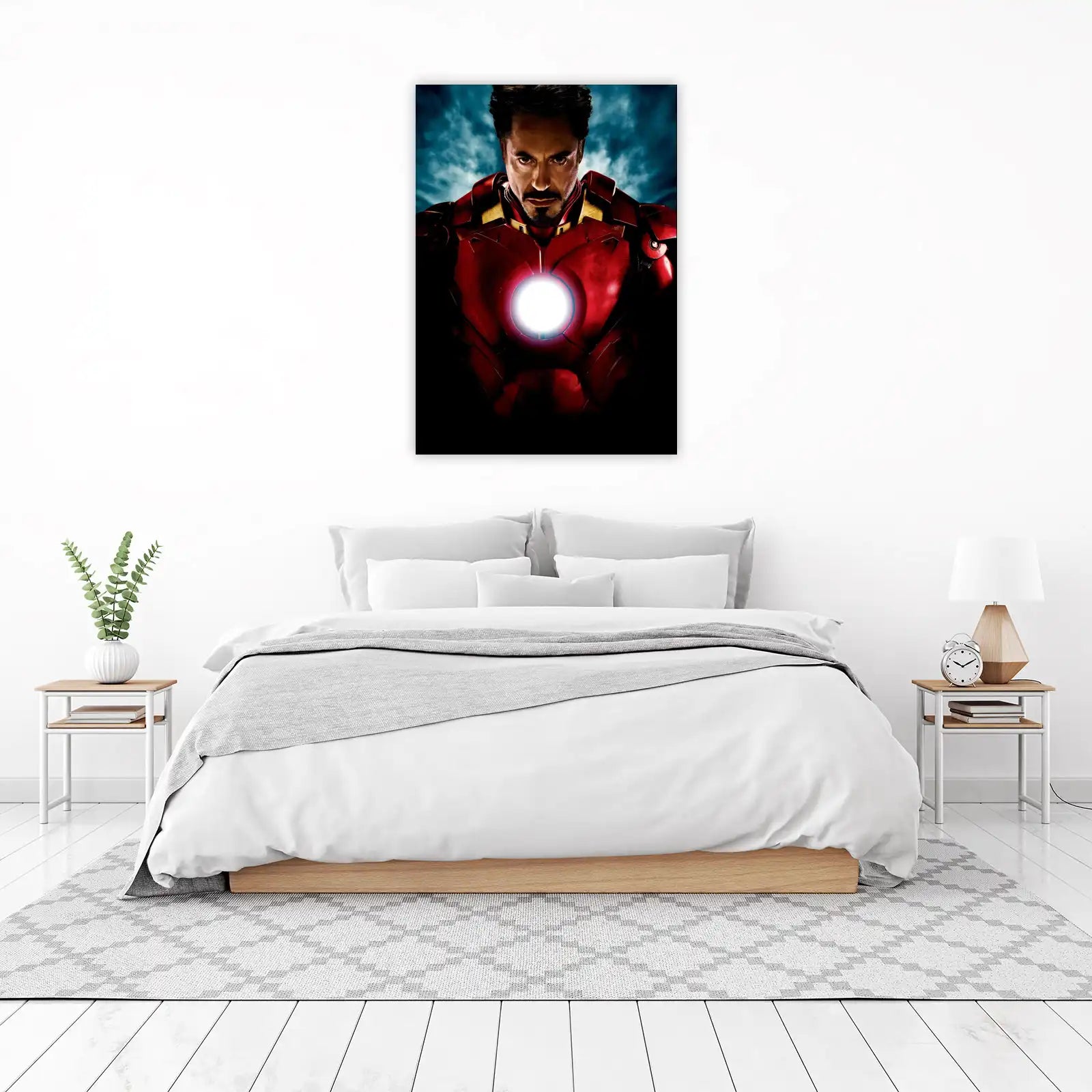 Iconic Iron Man Portrait Wall Art