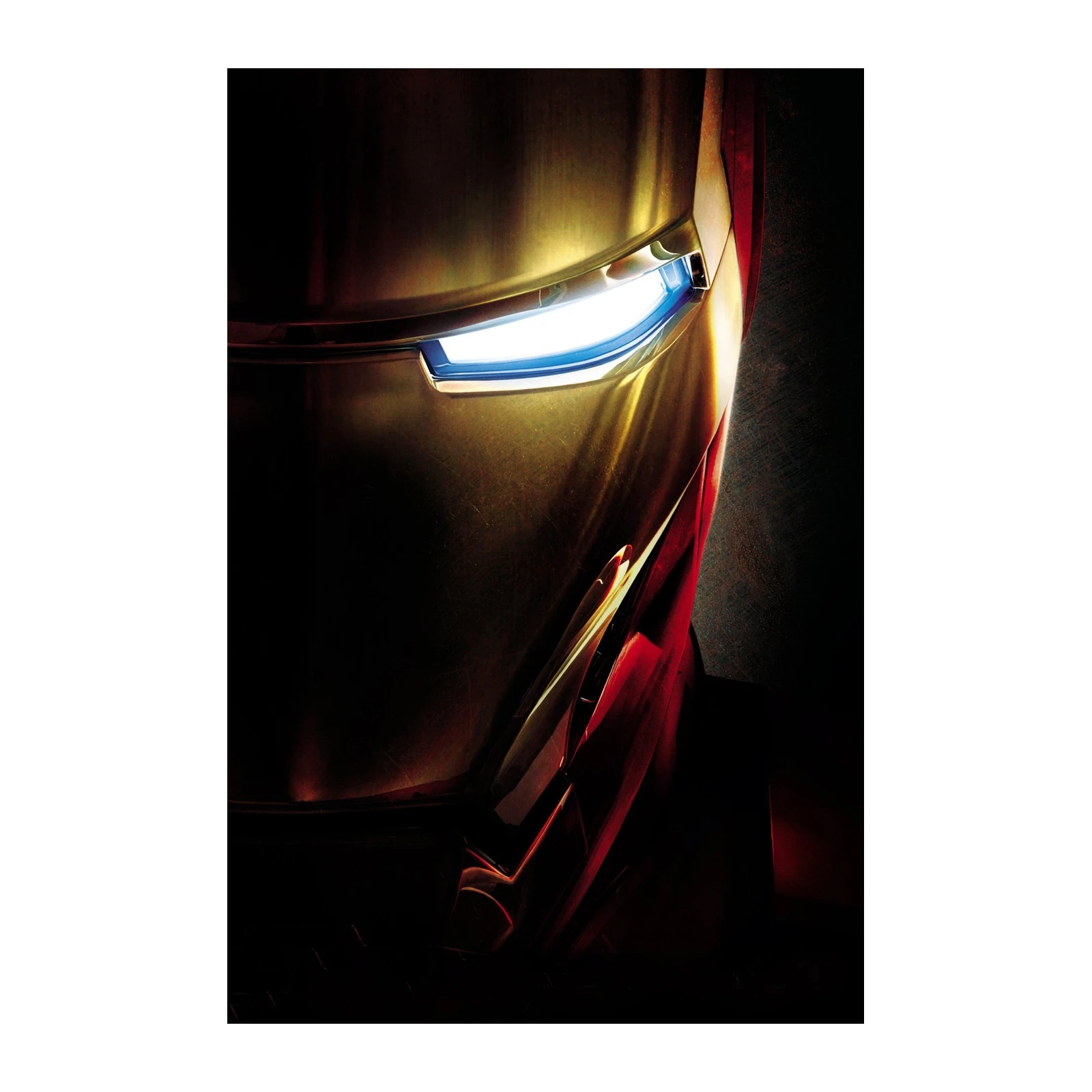 Iron Man Heroic Gaze Gold Wall Art