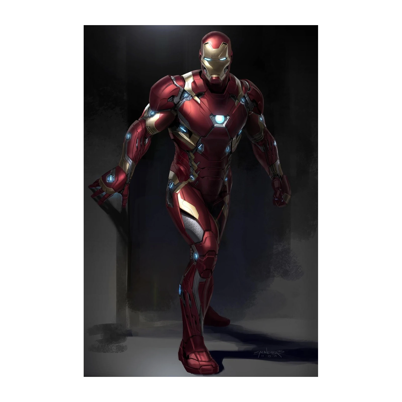 Iron Man Superhero Wall Art
