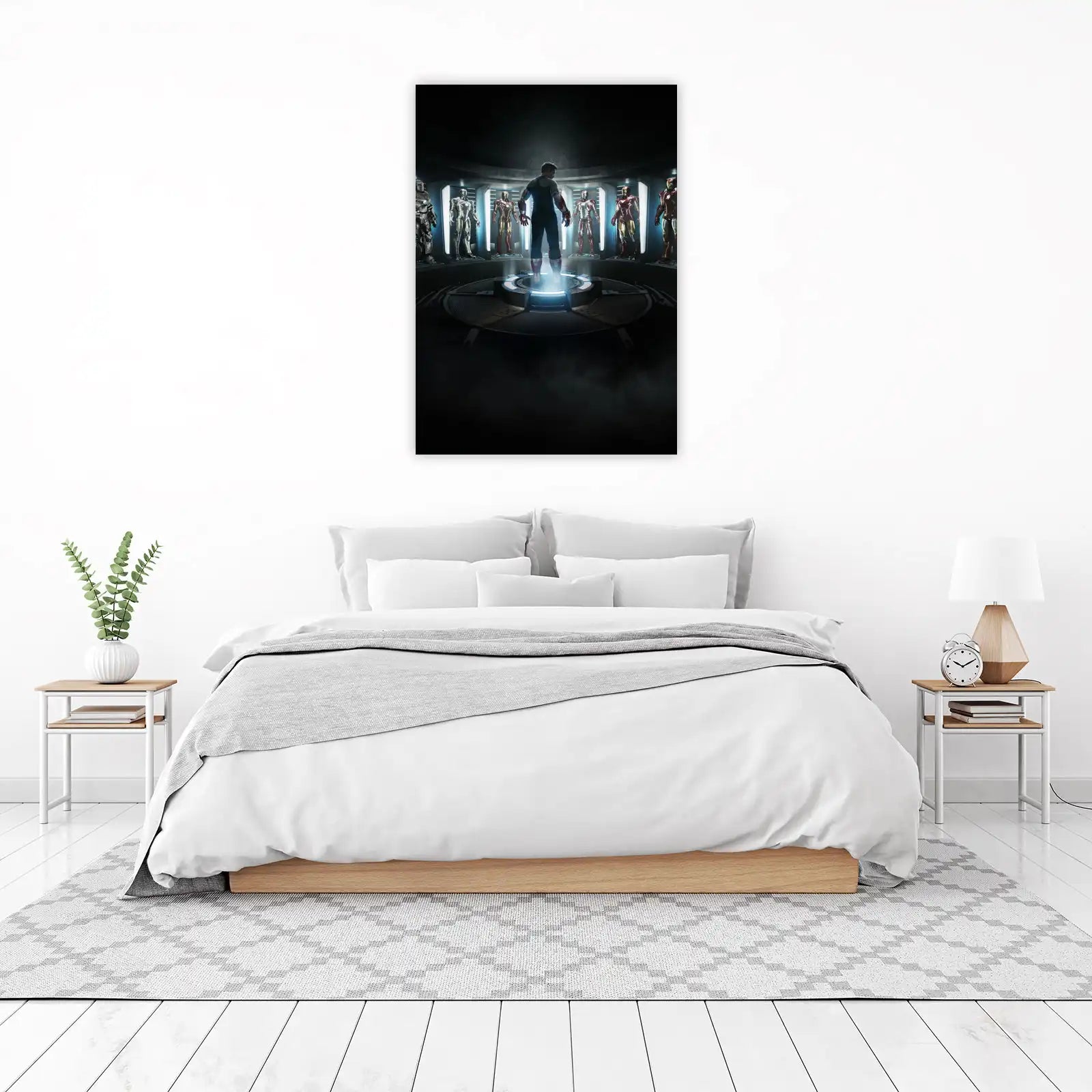 Iron Man Hall of Armor Wall Art