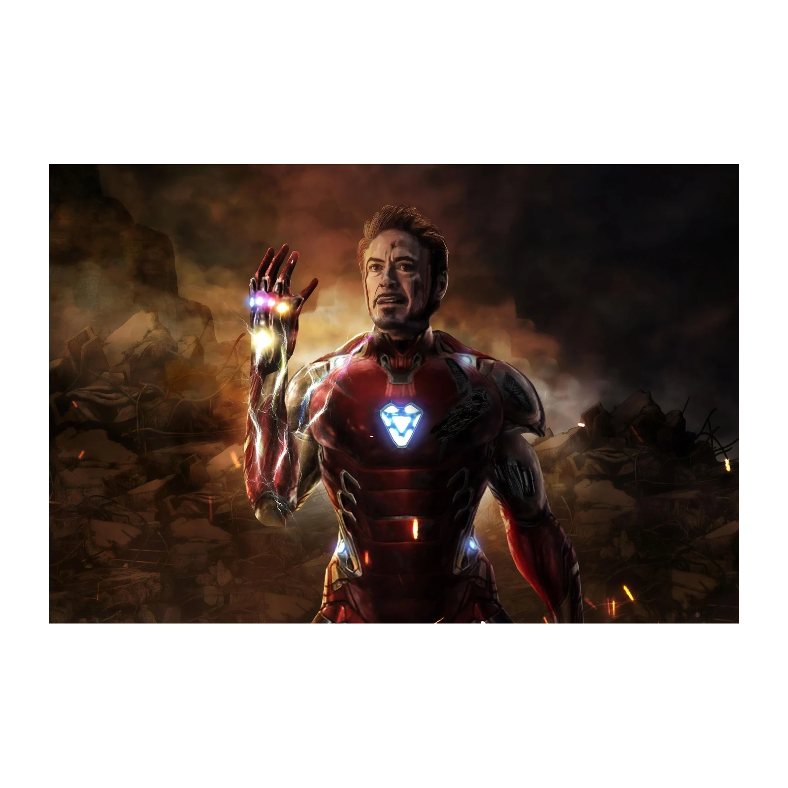 Epic Iron Man Endgame Sacrifice Wall Art