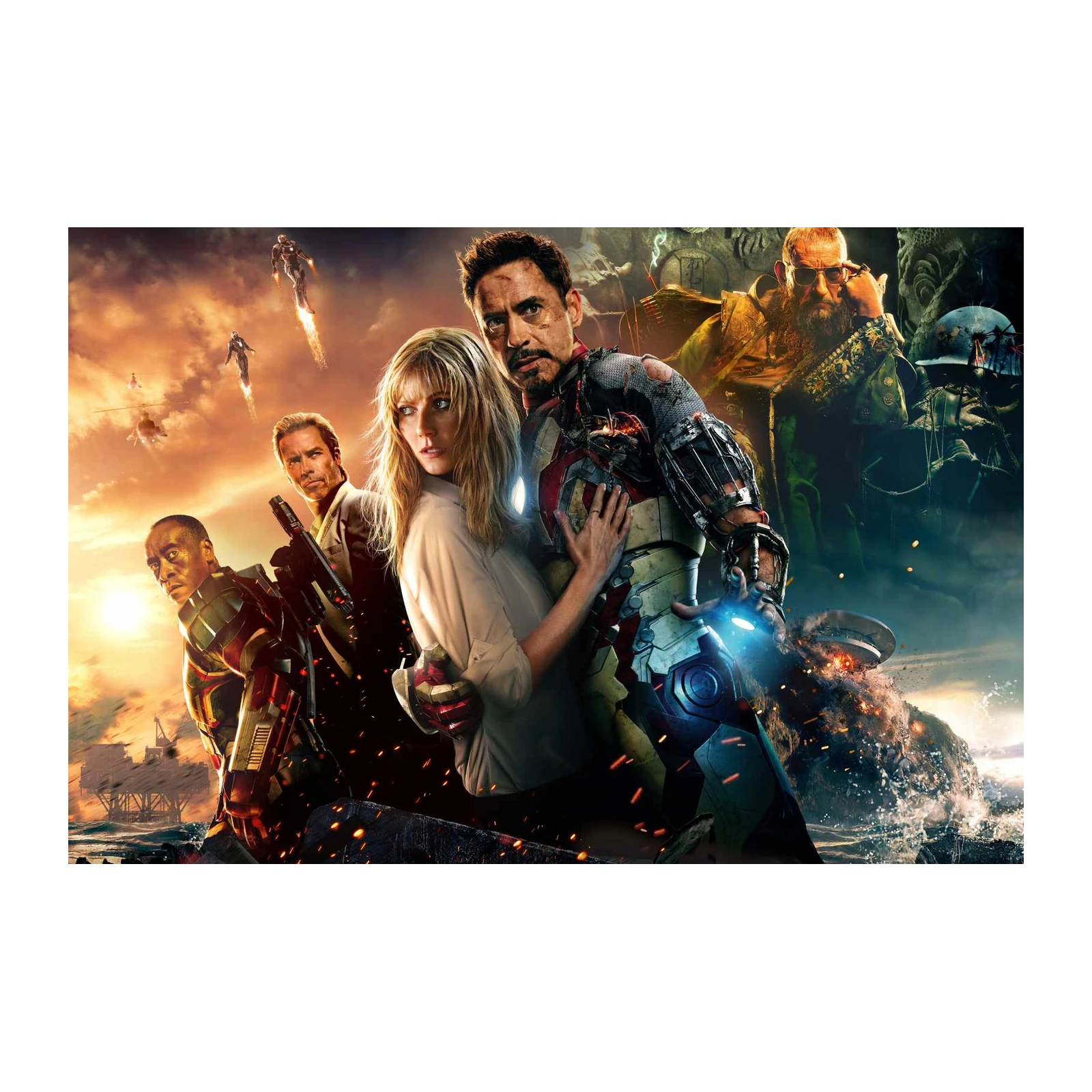 Epic Iron Man Action Movie Poster Wall Art