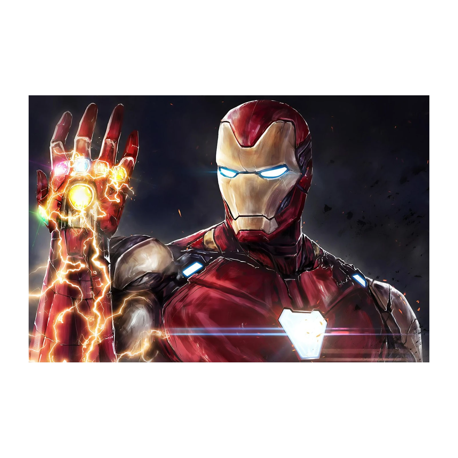 Epic Iron Man Infinity Gauntlet Wall Art
