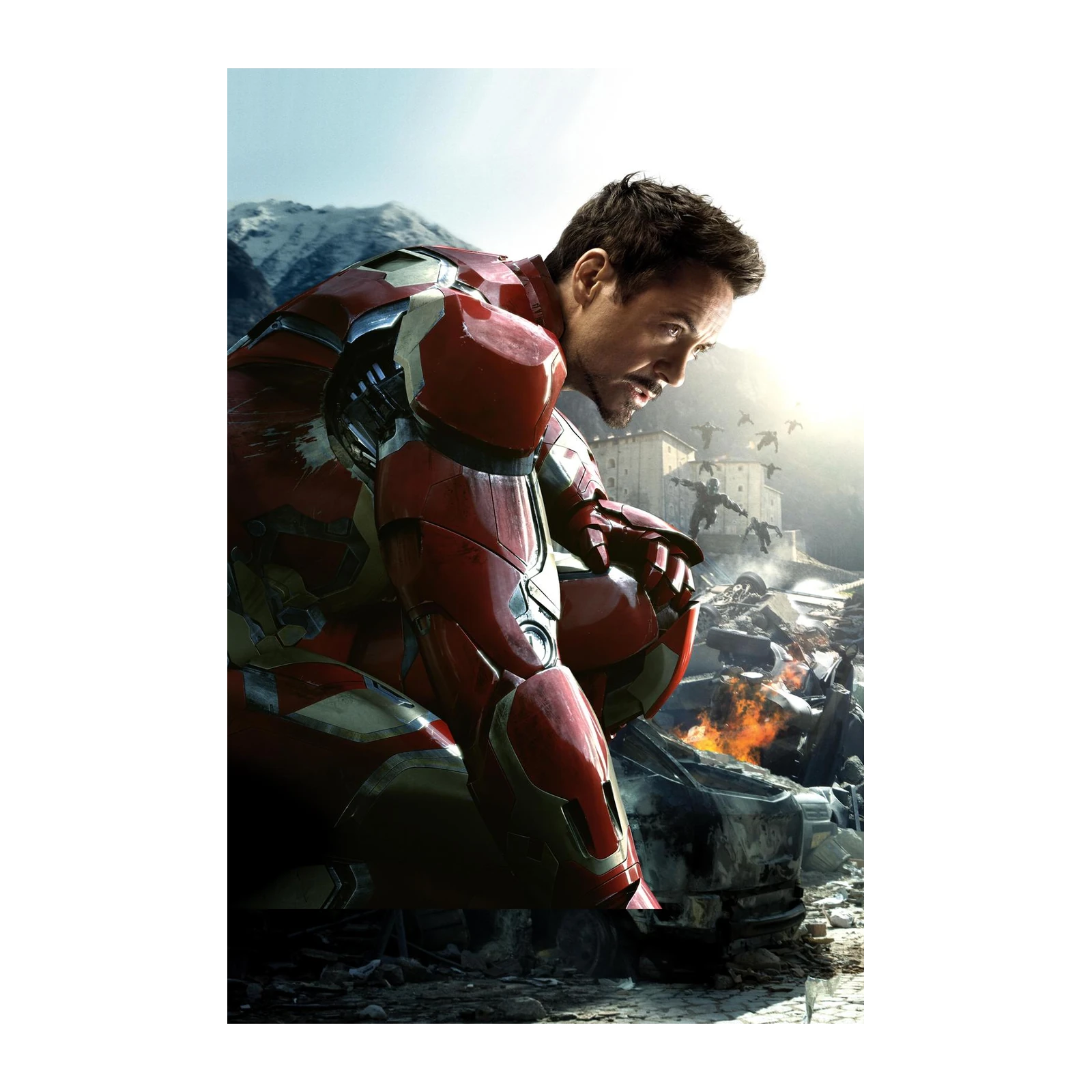 Iron Man Action Pose Wall Art