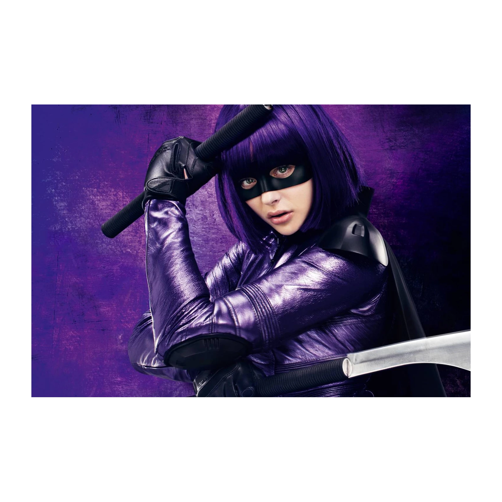 Hit-Girl Purple Power Wall Art