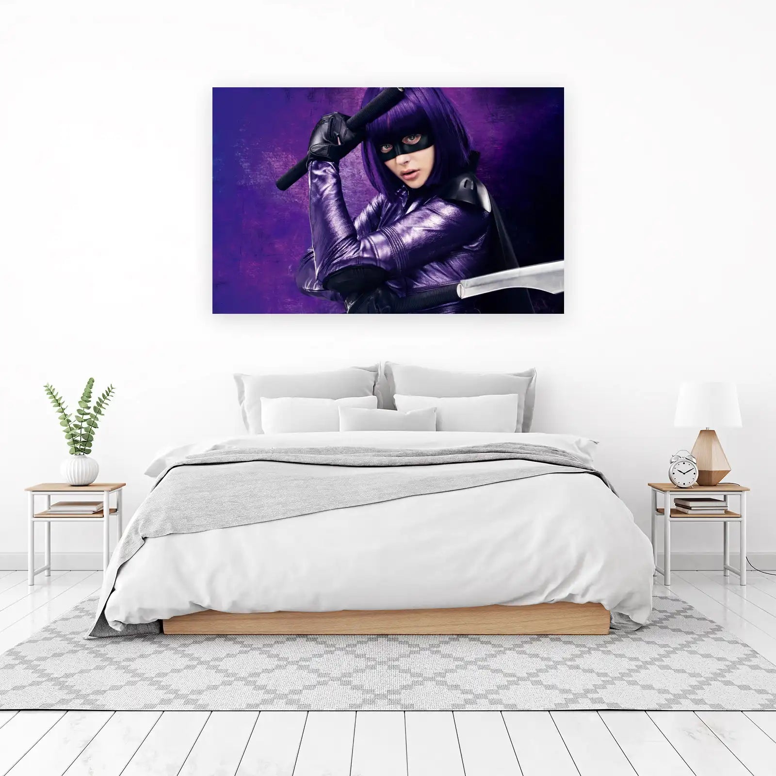 Hit-Girl Purple Power Wall Art