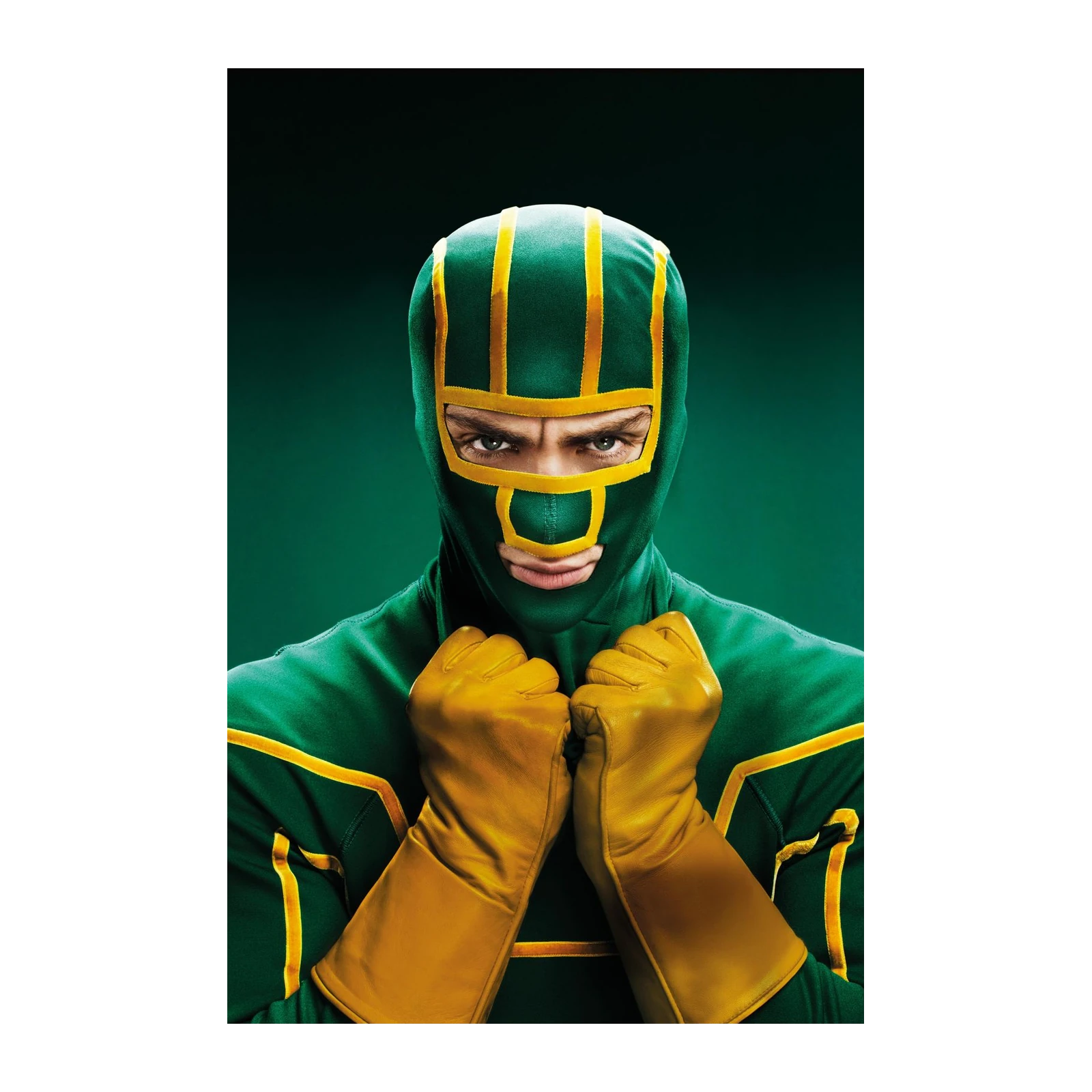 Bold Superhero Green & Yellow Wall Art
