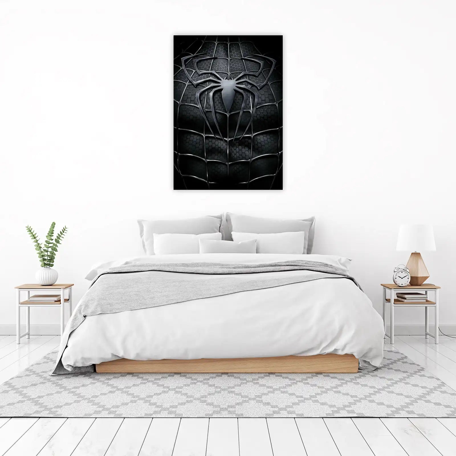 Dark Spider-Man Suit Symbol Wall Art