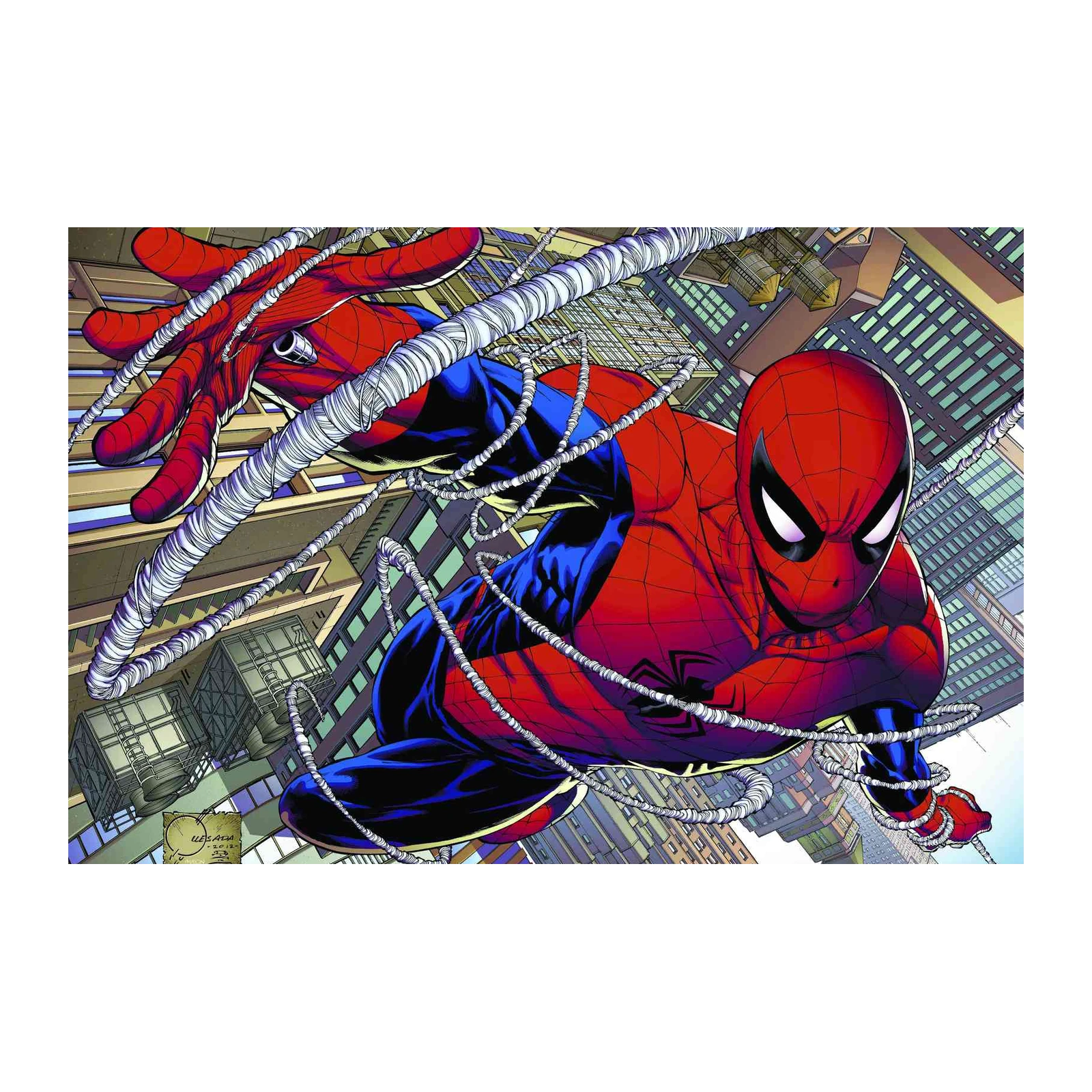 Dynamic Spider-Man Swing Wall Art