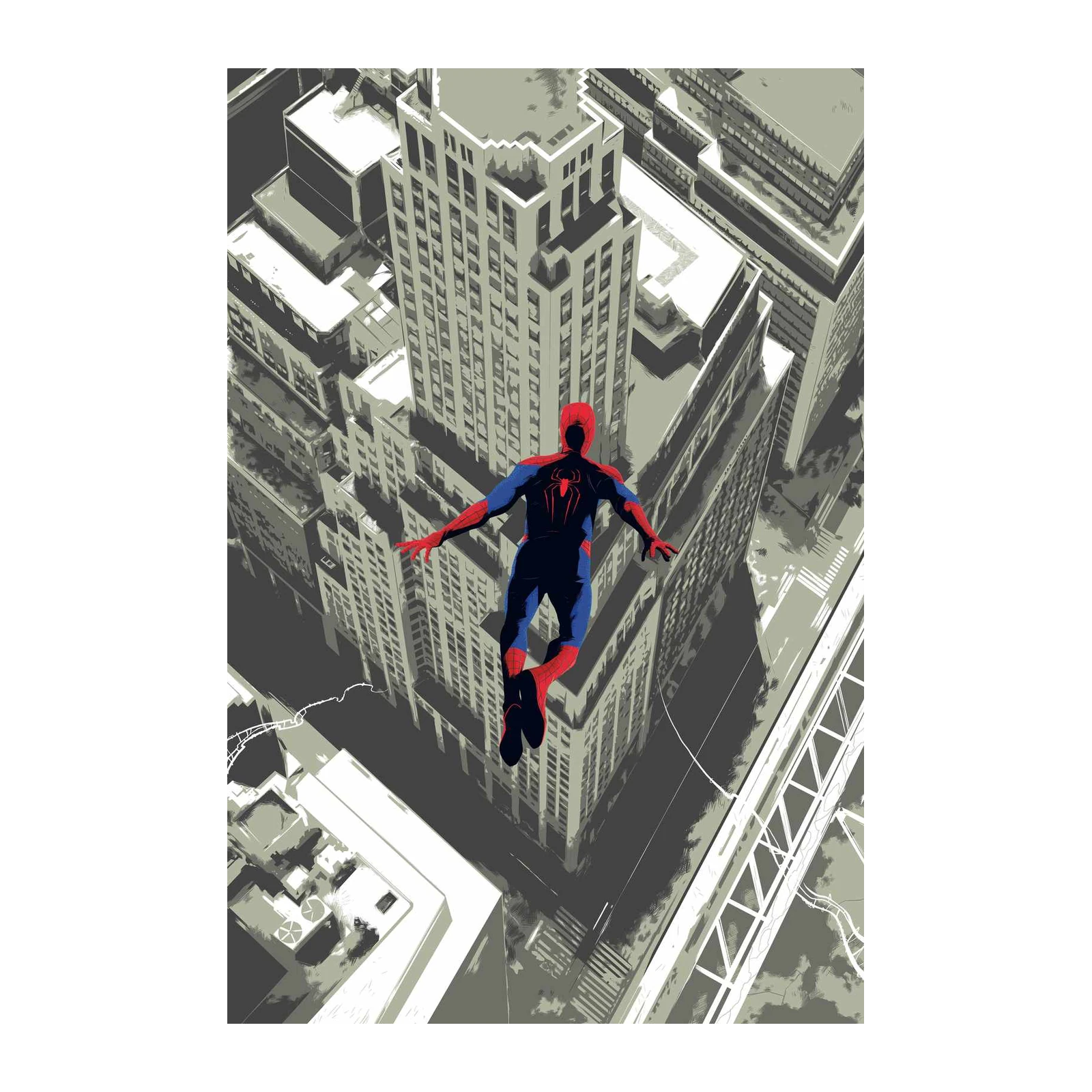 Spider-Man City Swing Wall Art