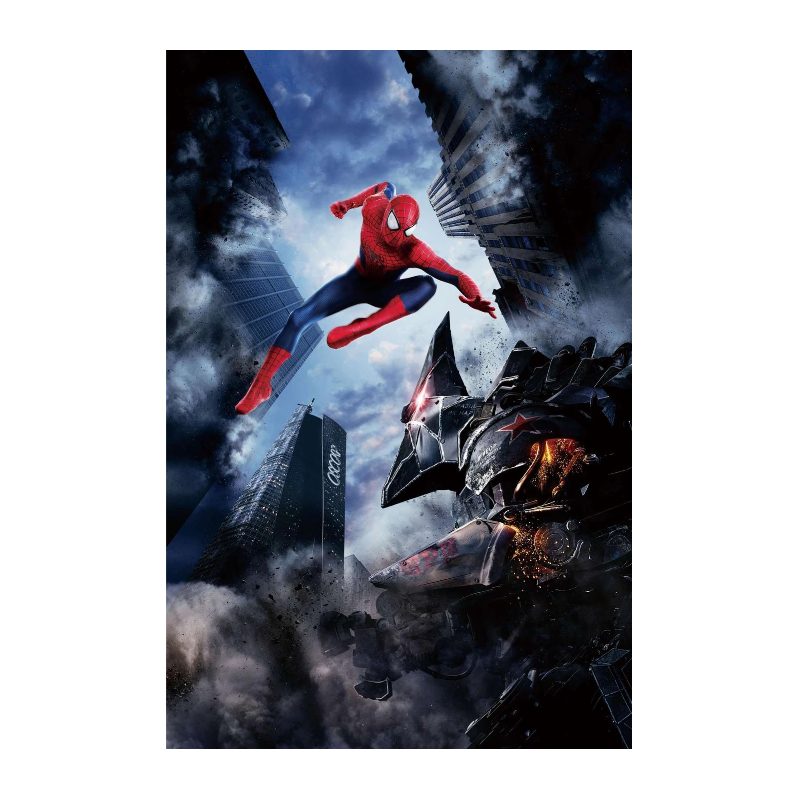 Amazing Spider-Man vs. Mech Action Wall Art