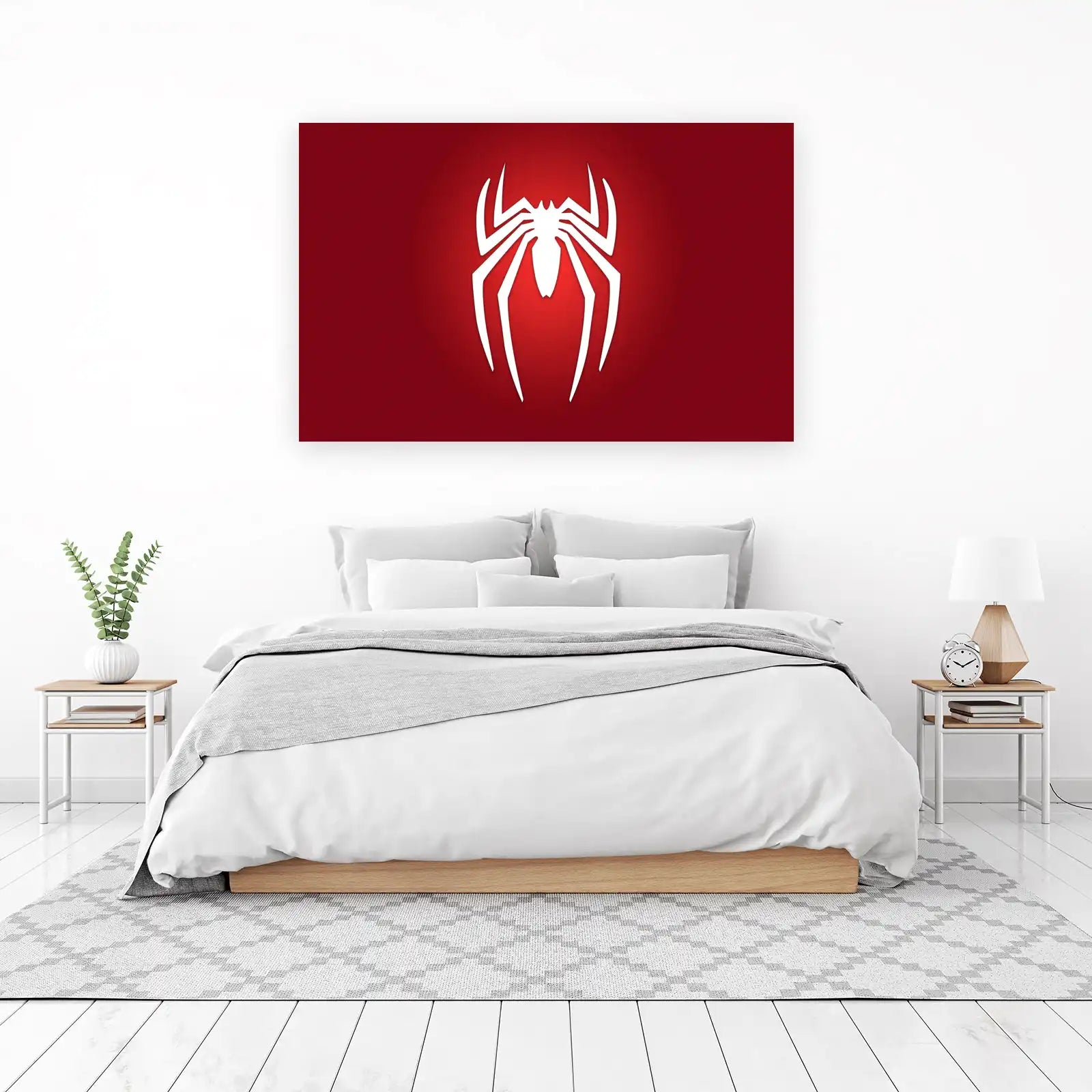 Iconic Spider-Man Logo Wall Art