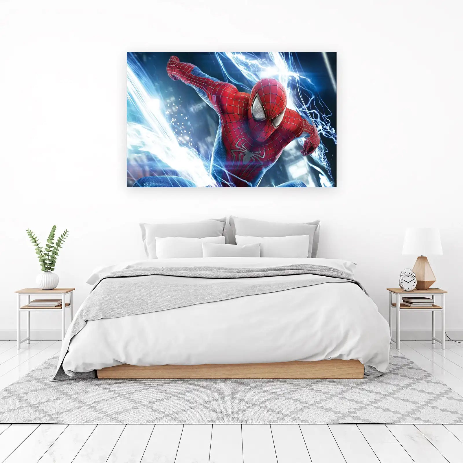 Amazing Spider-Man Lightning Action Wall Art