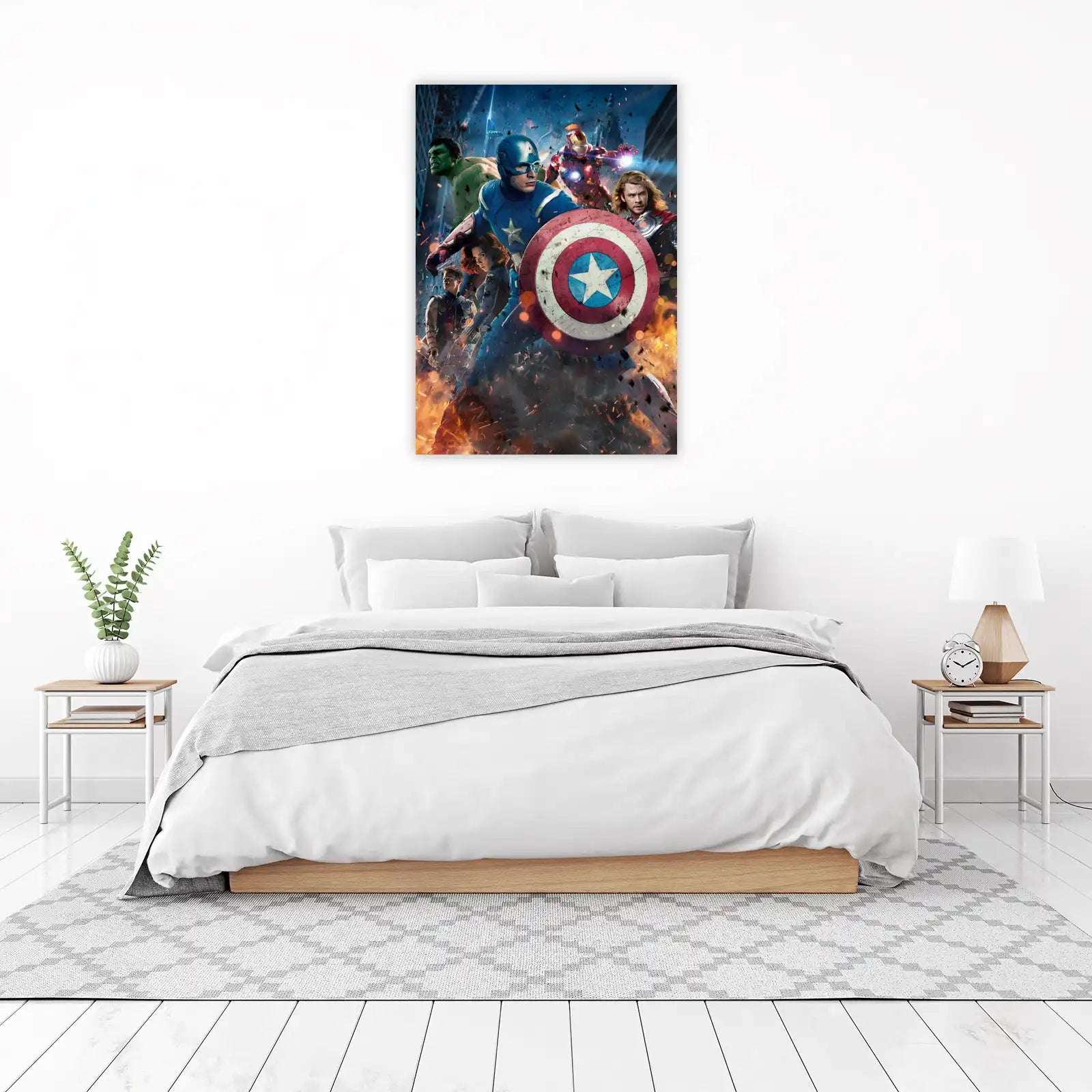 Avengers Assemble Epic Action Wall Art