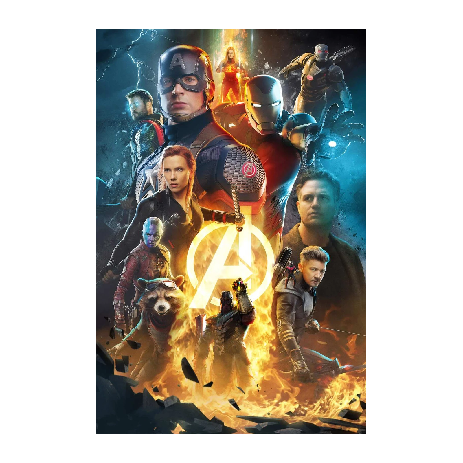 Epic Avengers Endgame Team Wall Art