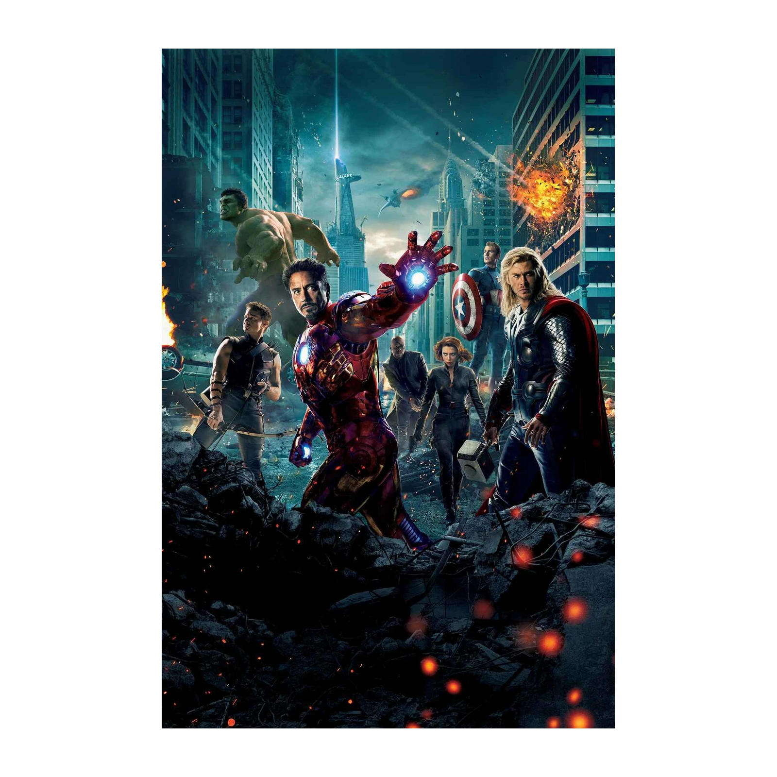 Avengers Assemble Epic Battle Wall Art