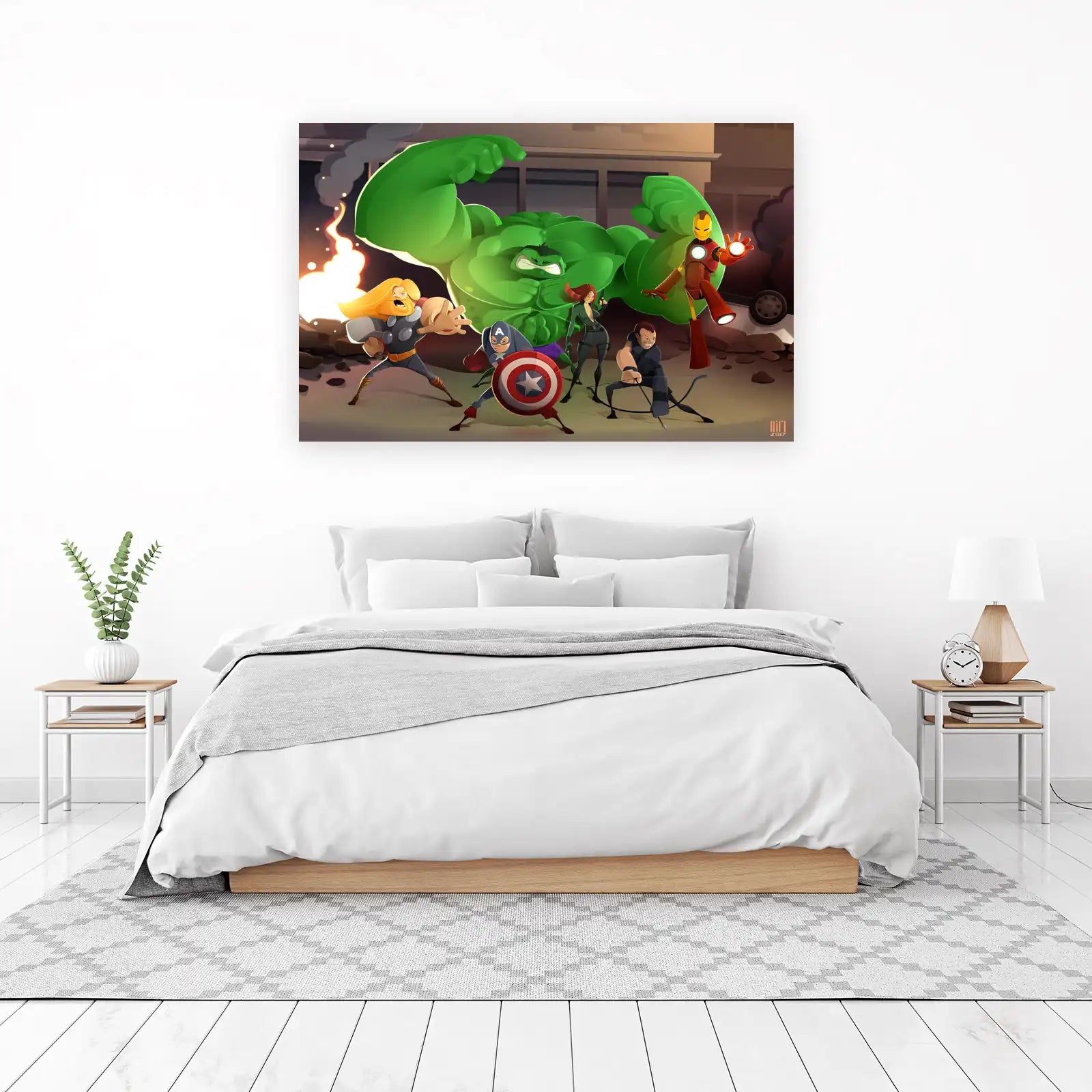 Avengers Assemble Stylized Wall Art