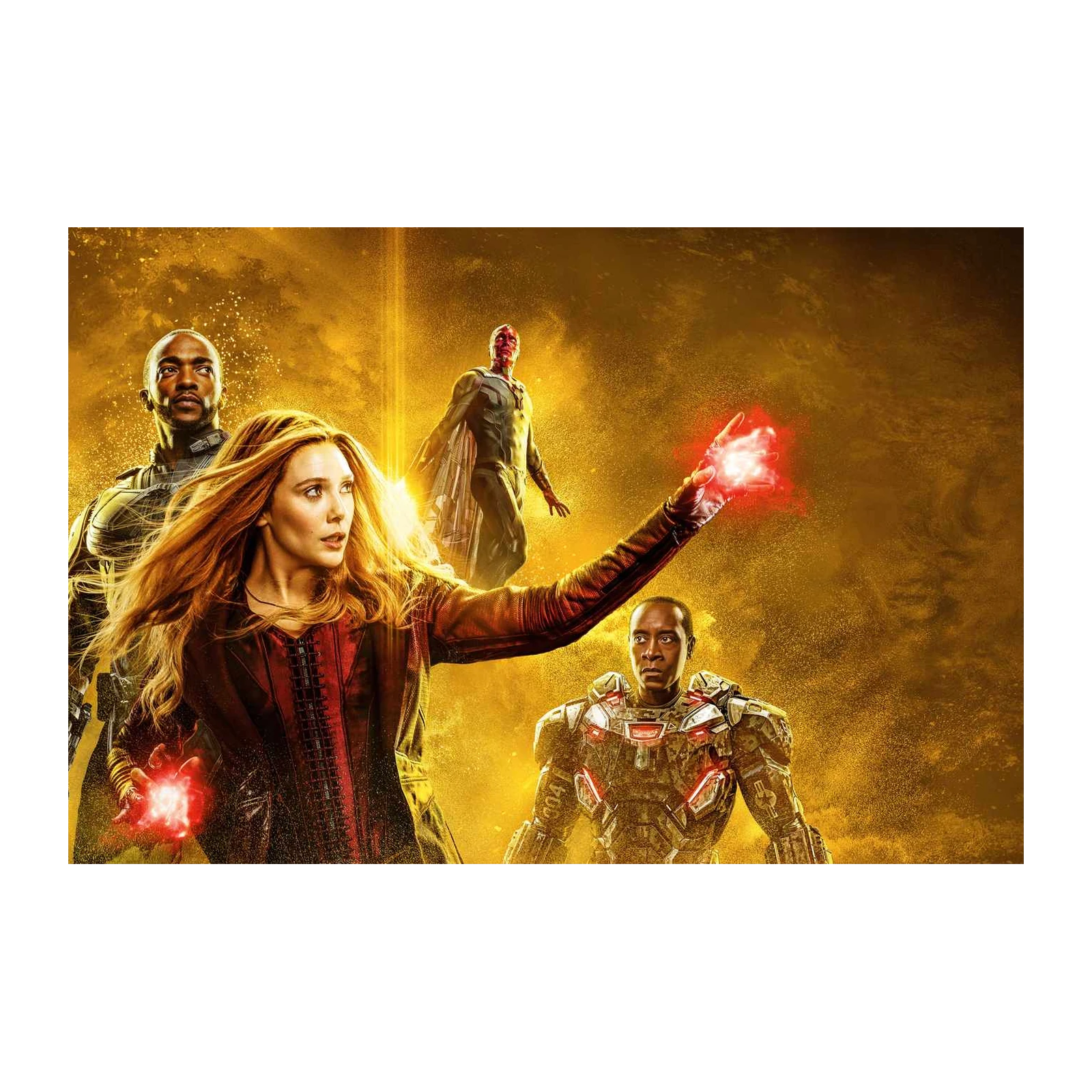 Avengers Scarlet Witch & Vision Wall Art