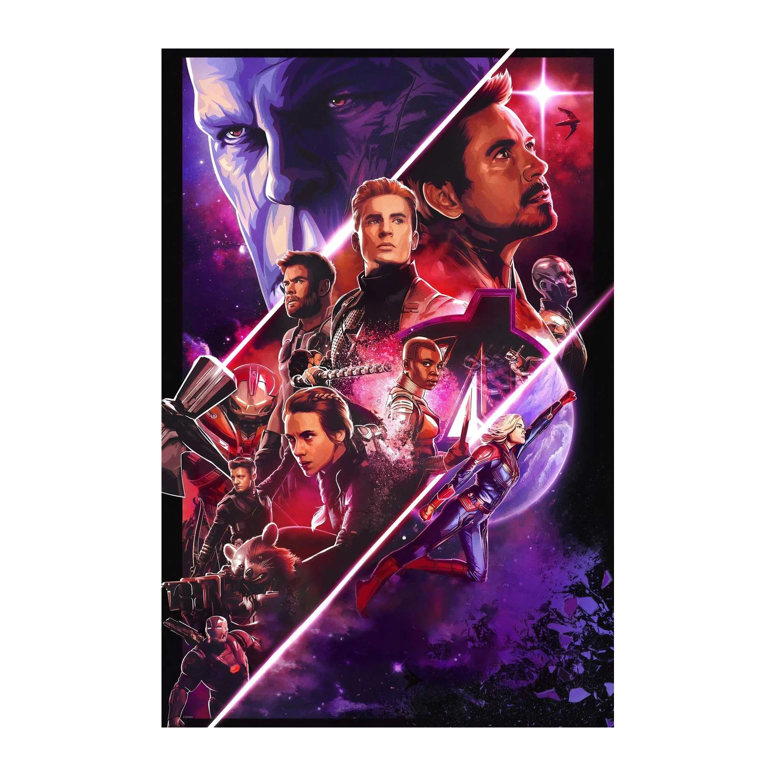 Epic Avengers Endgame Collage Wall Art