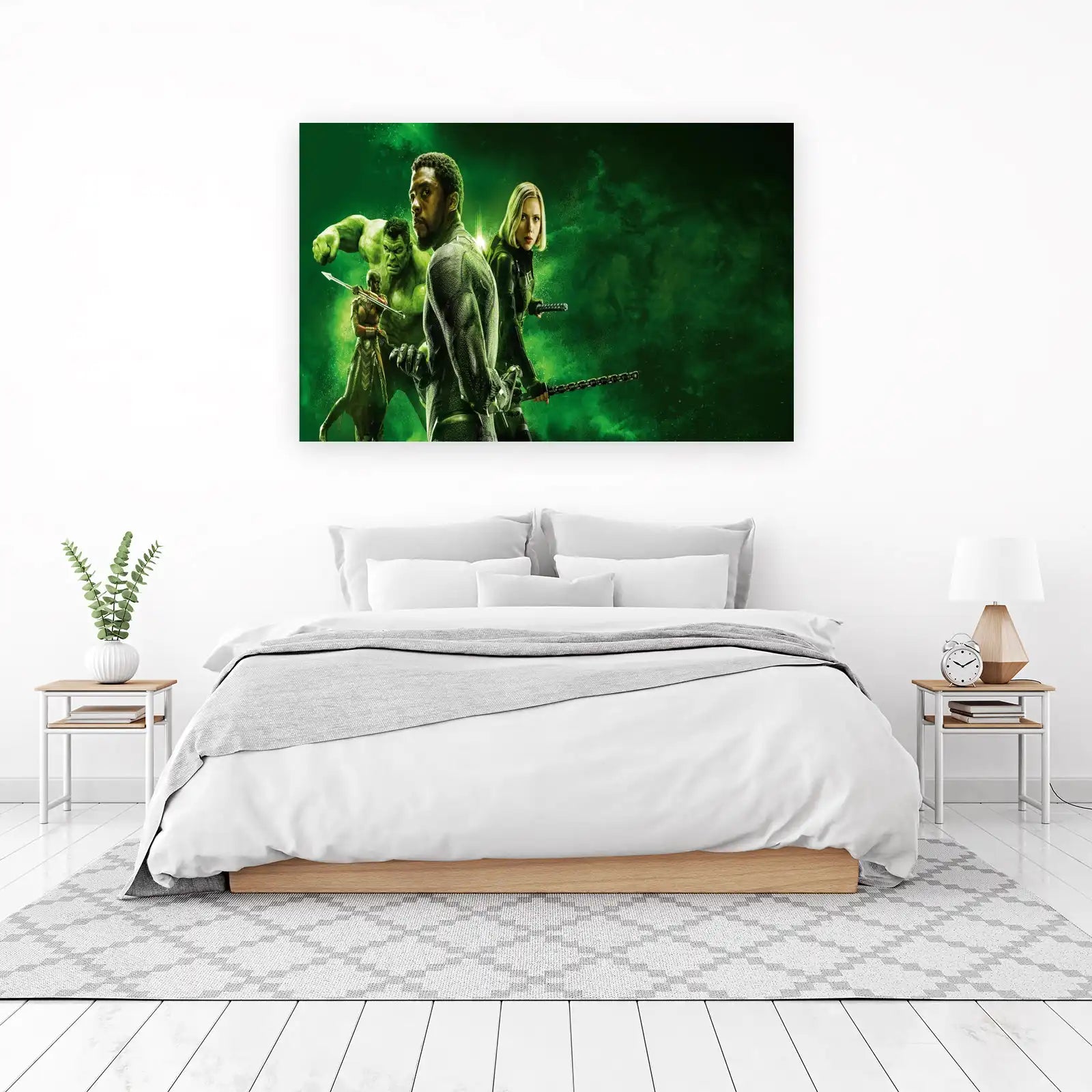 Avengers Assemble Green Power Wall Art