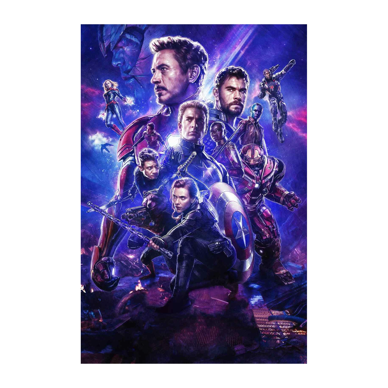 Epic Avengers Endgame Collage Wall Art
