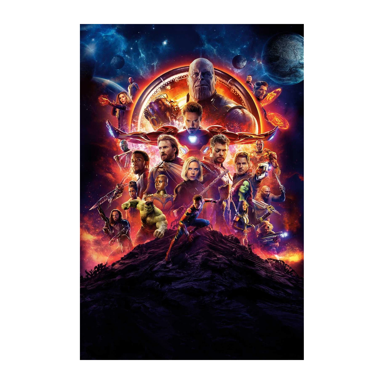 Epic Avengers Assemble Galaxy Wall Art