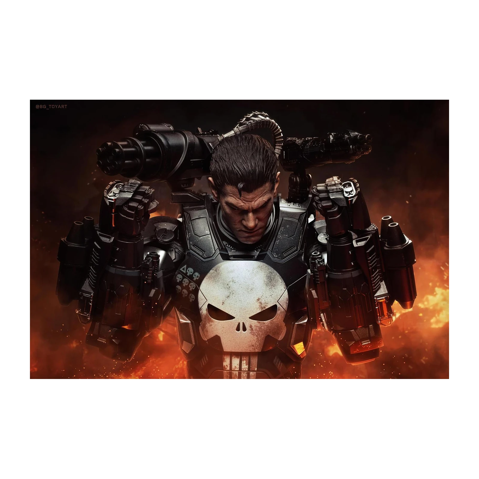 Punisher War Machine Armor Wall Art