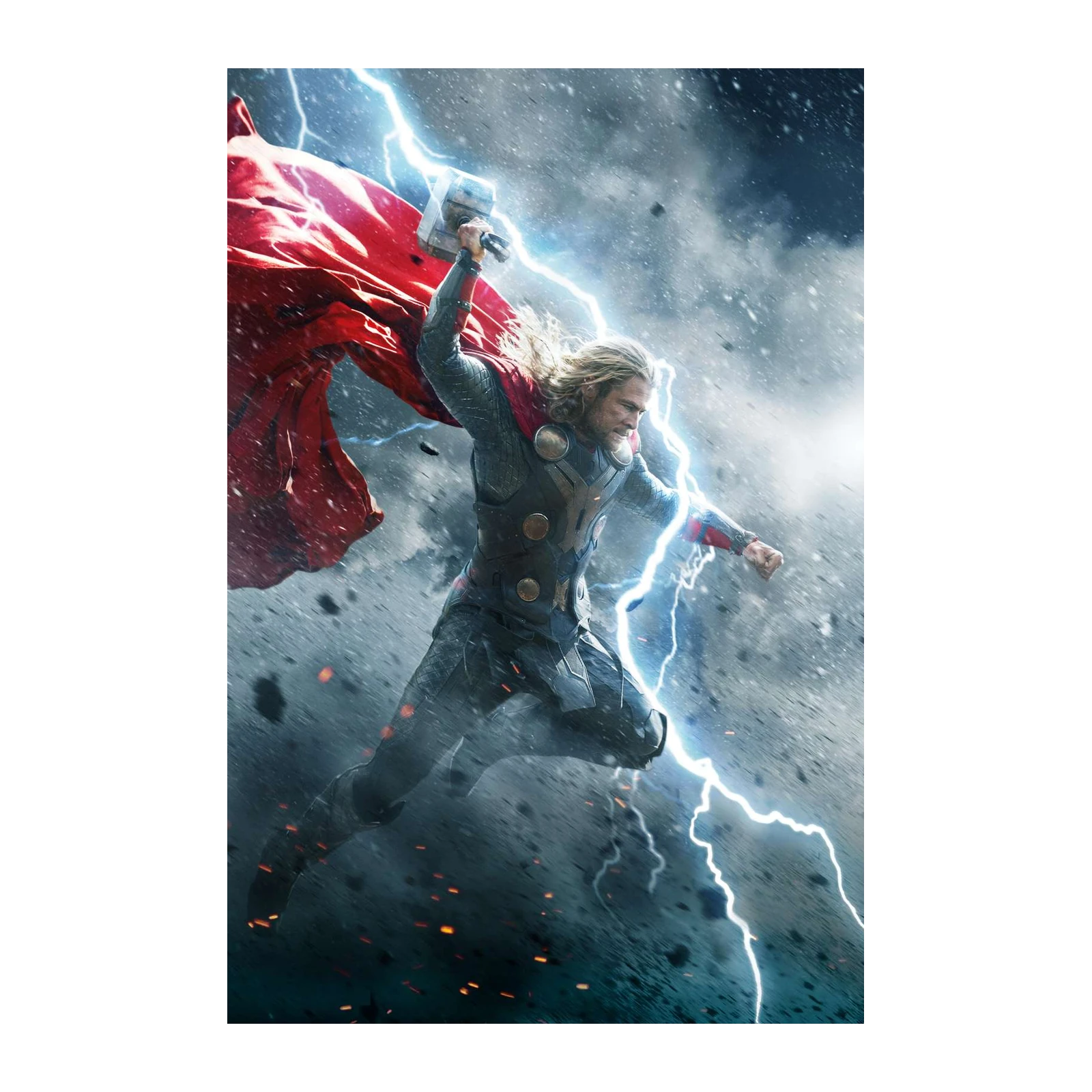Thor Unleashed Lightning Strike Wall Art
