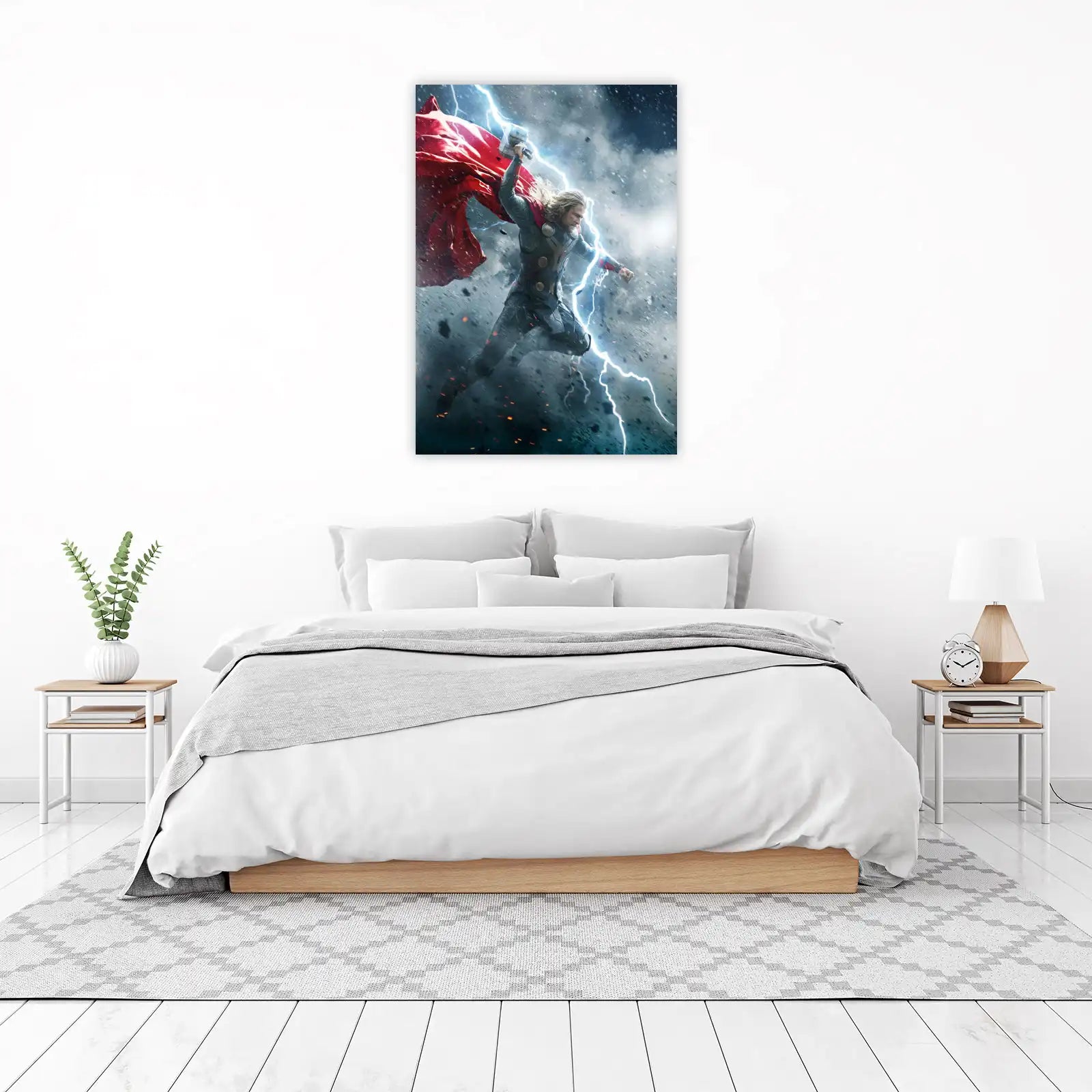 Thor Unleashed Lightning Strike Wall Art