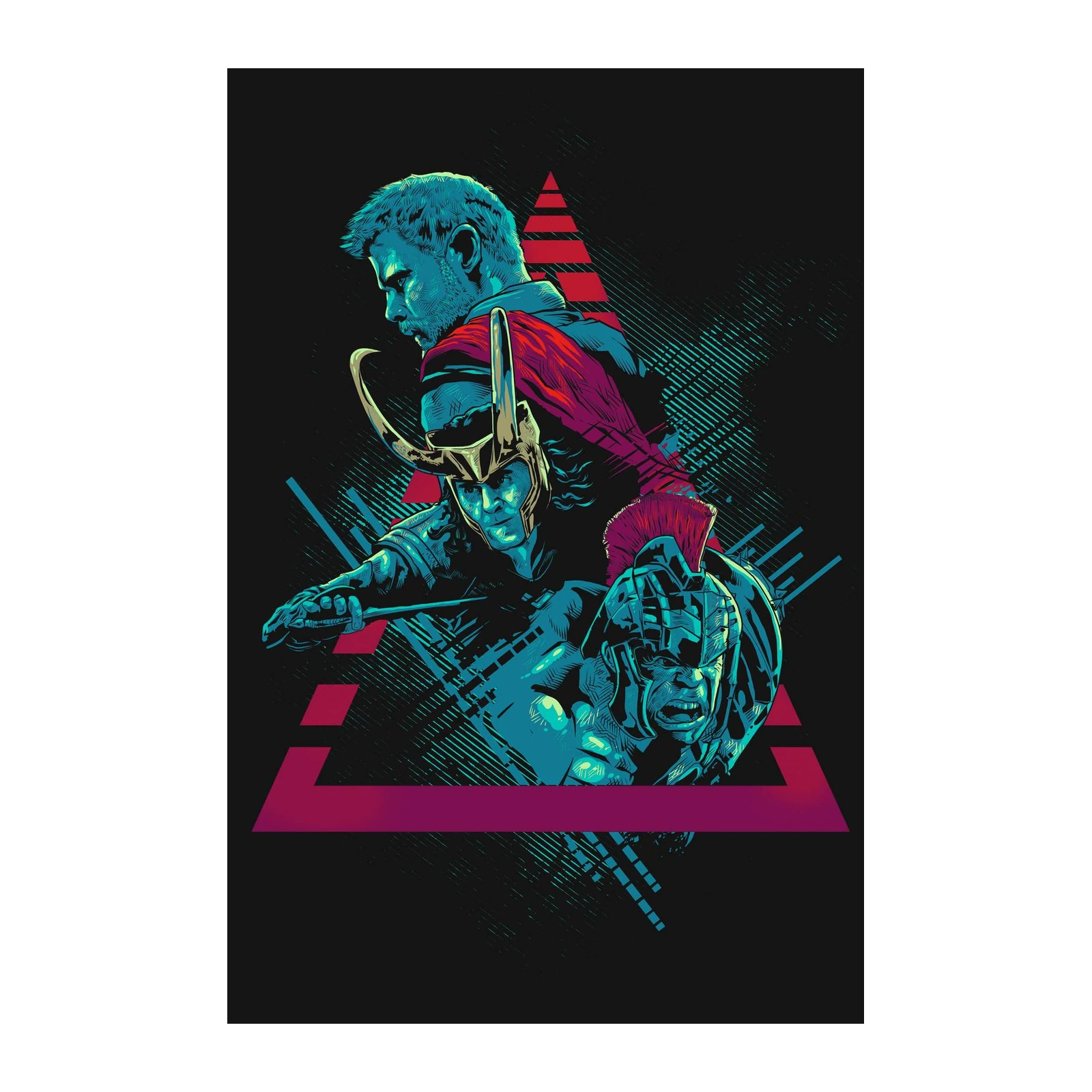 Thor Ragnarok Trio Wall Art
