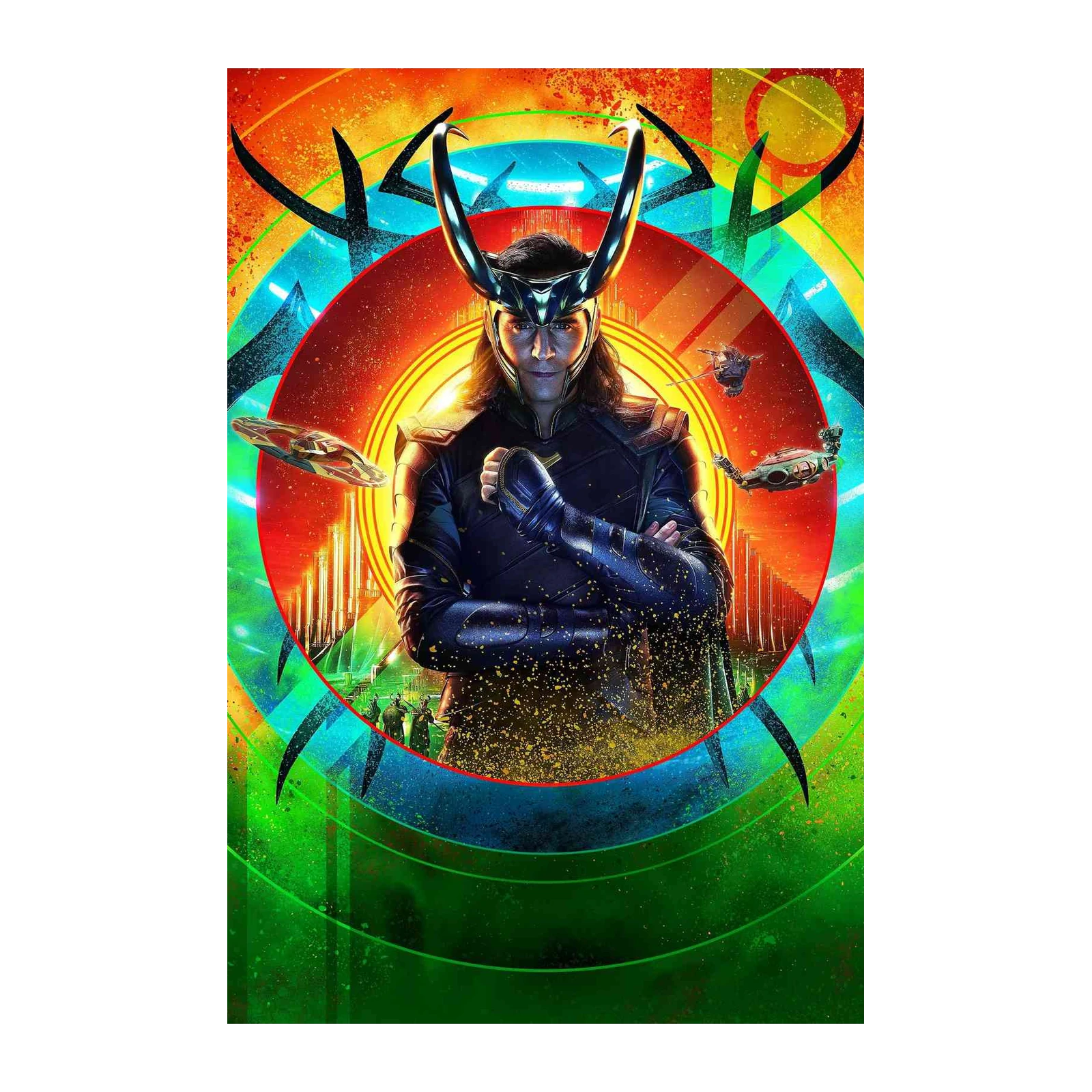 Loki God of Mischief Wall Art