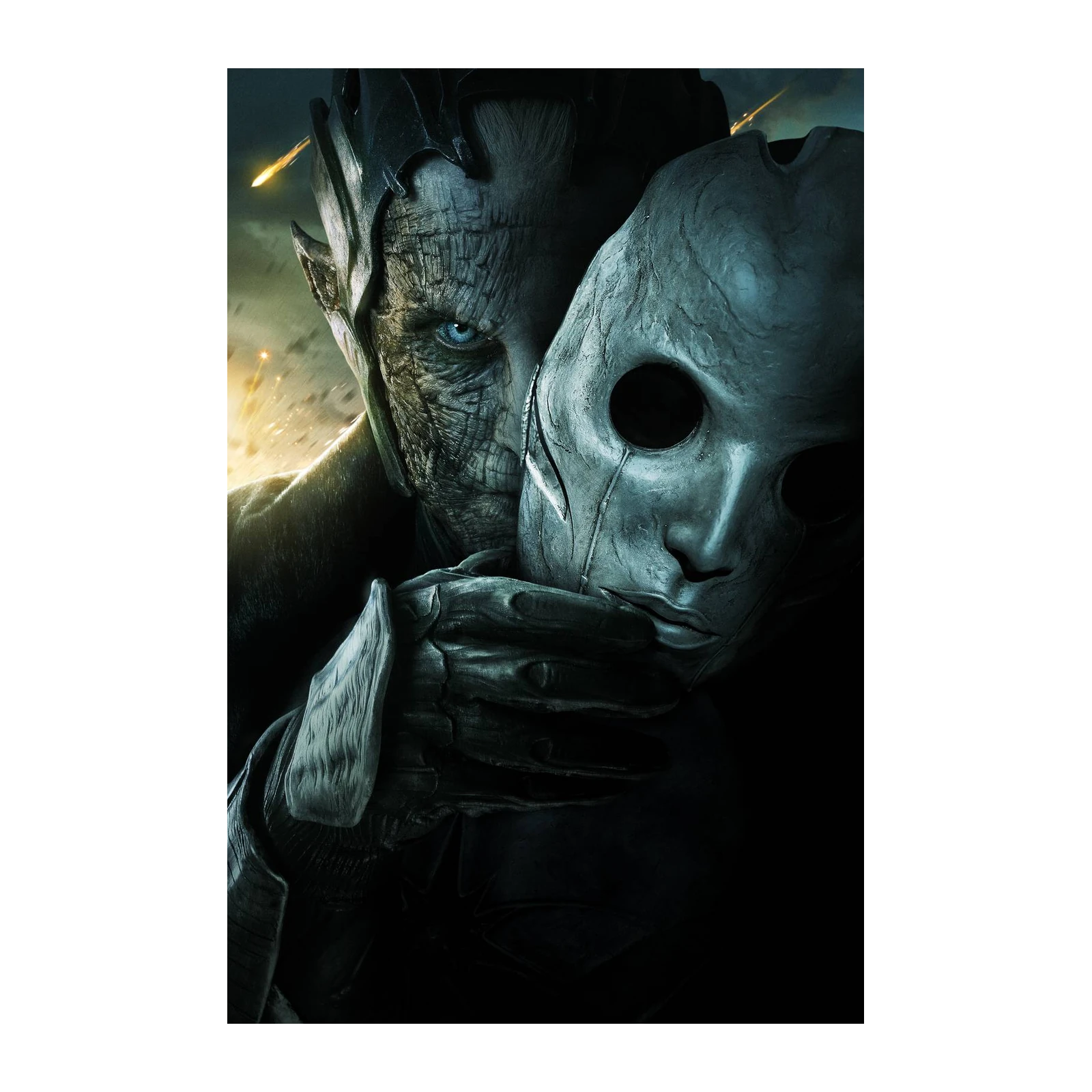 Mysterious Alien Mask Wall Art