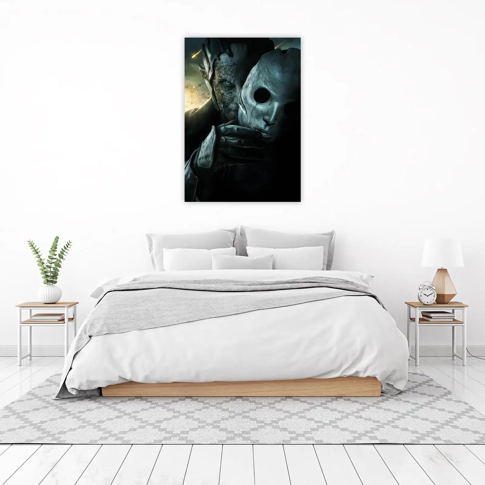 Mysterious Alien Mask Wall Art