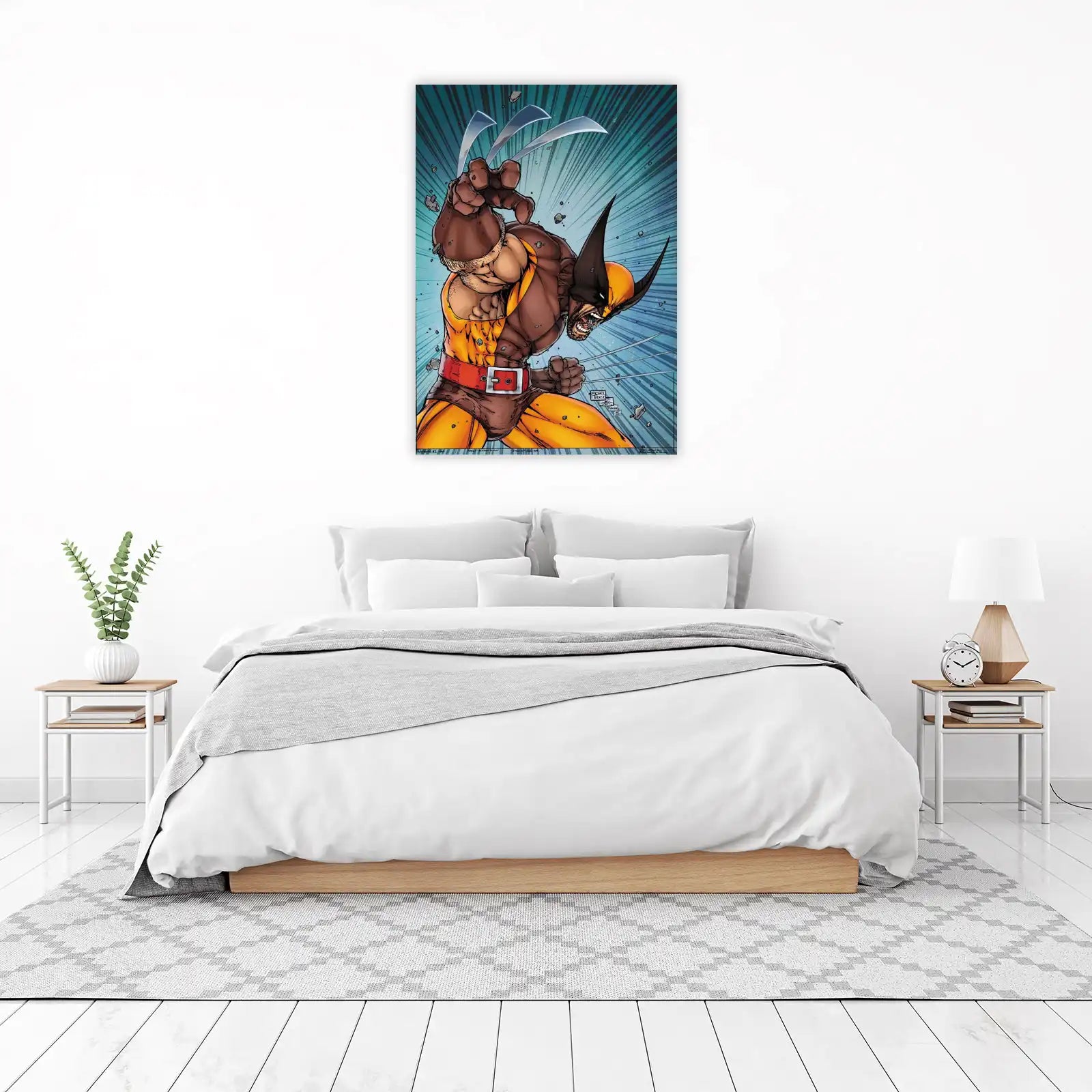 Unleash the Beast: Wolverine Action Wall Art