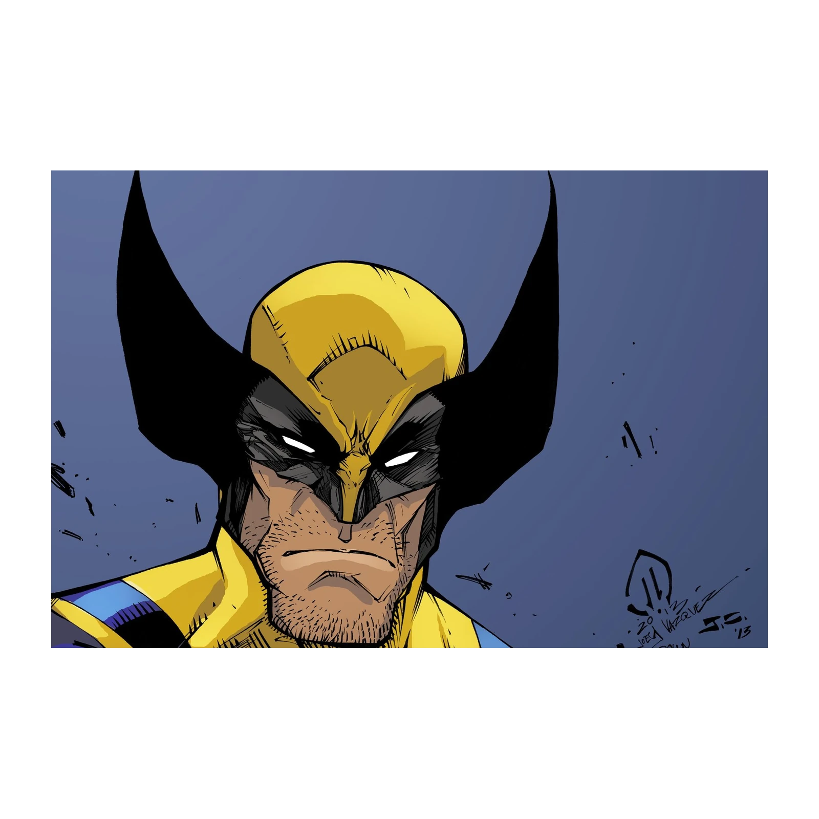 Wolverine Comic Art Wall Art