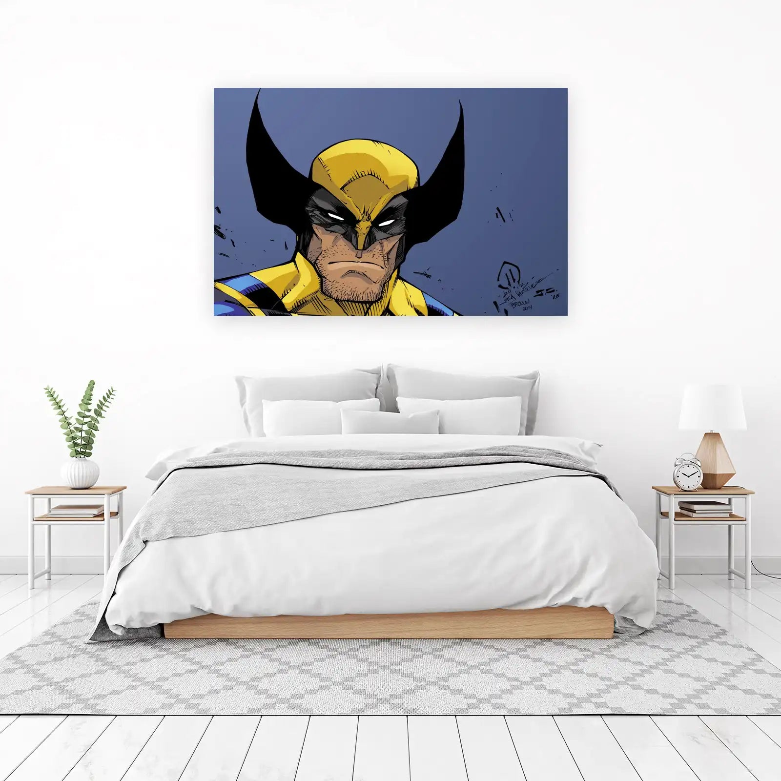 Wolverine Comic Art Wall Art