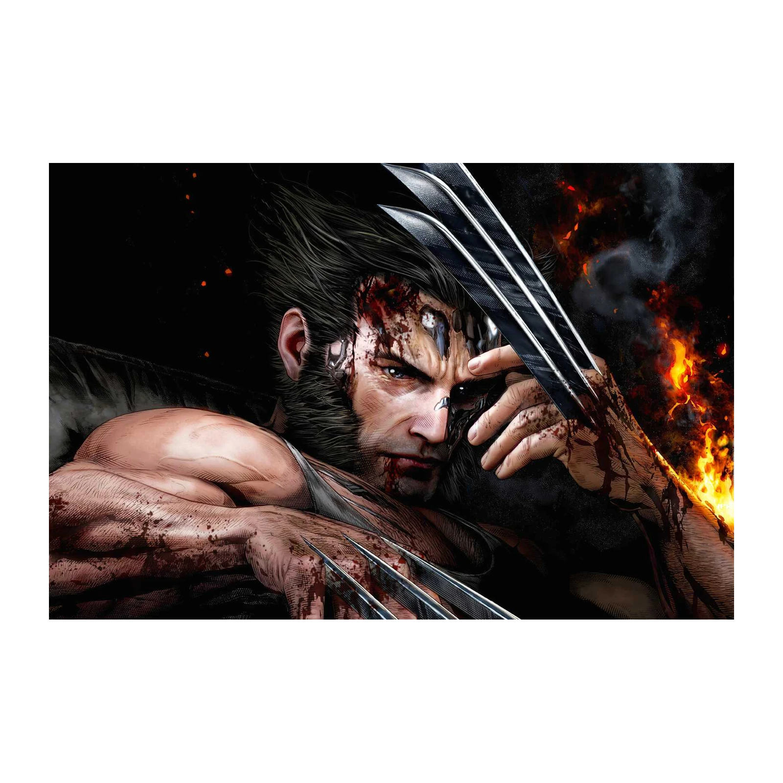 Wolverine Battle-Scarred Hero Wall Art