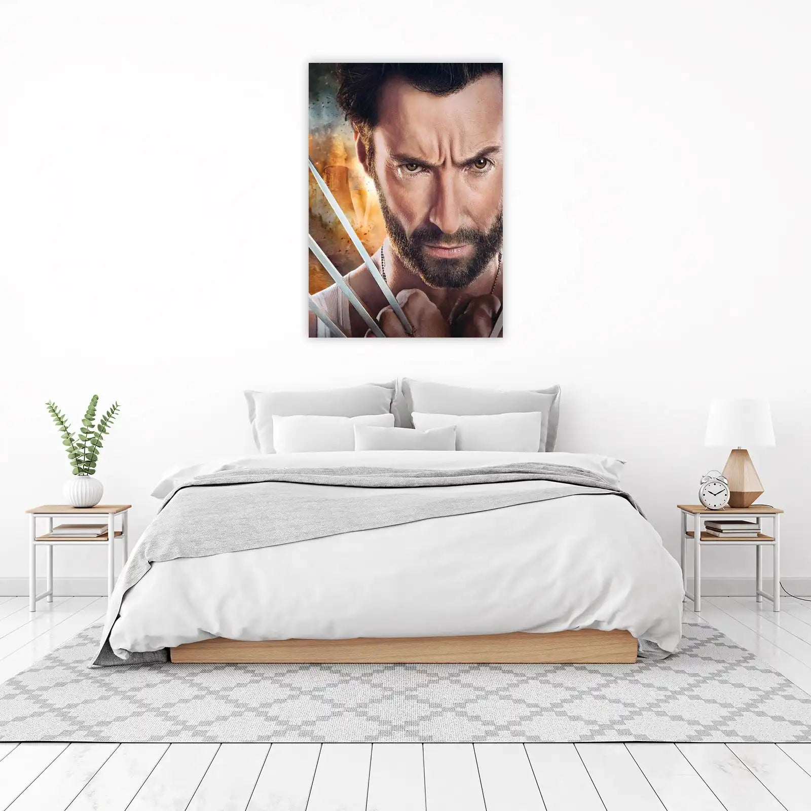 Wolverine Gritty Portrait Wall Art