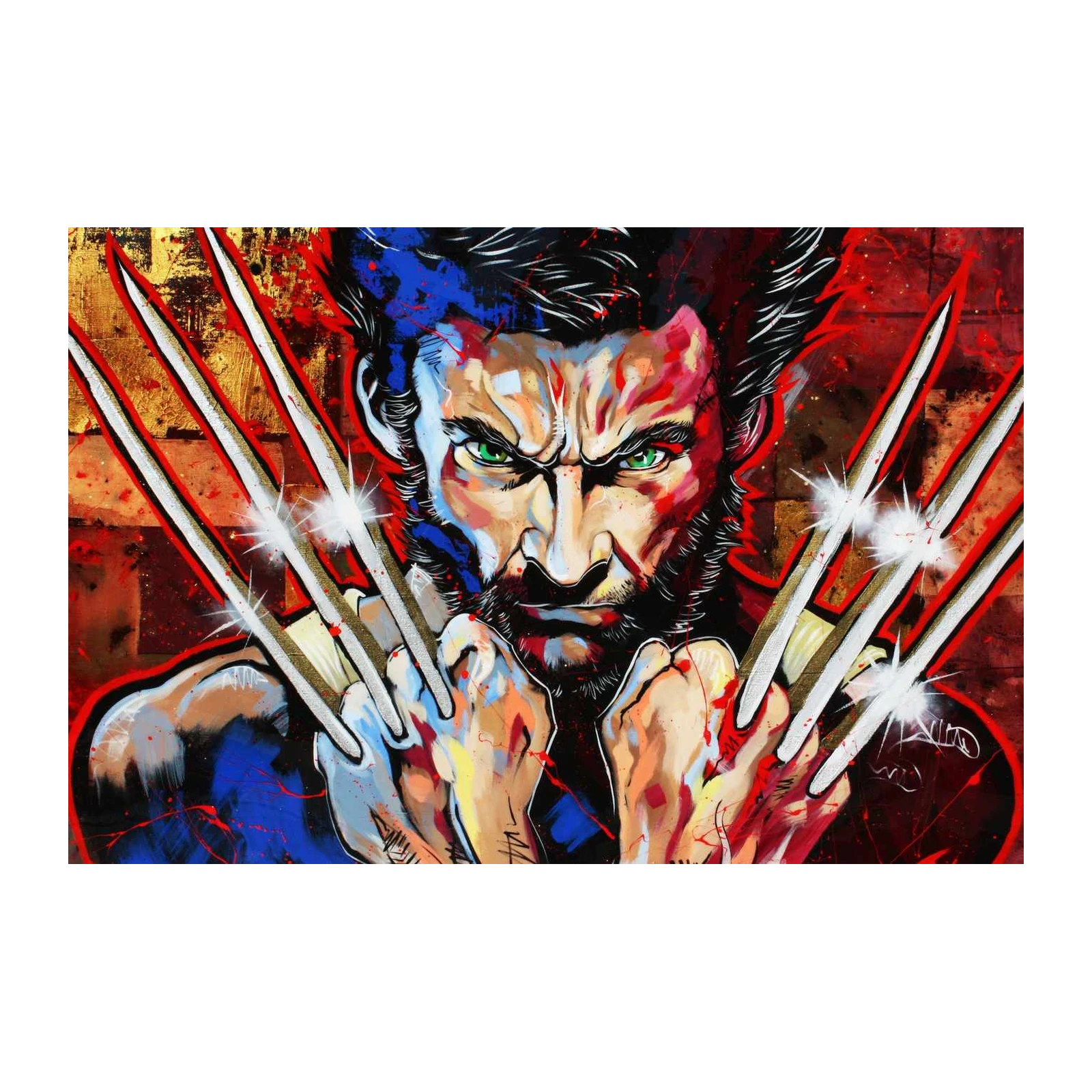 Fierce Wolverine Pop Art Wall Art