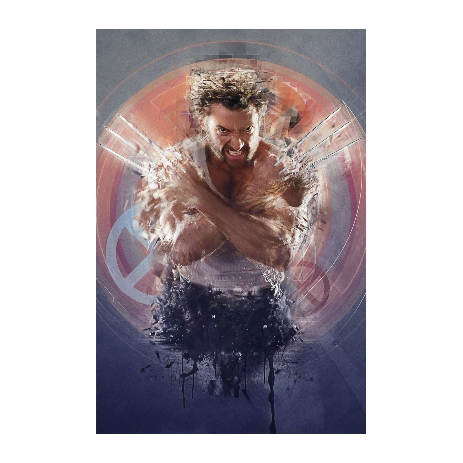 Wolverine Furious Roar Wall Art
