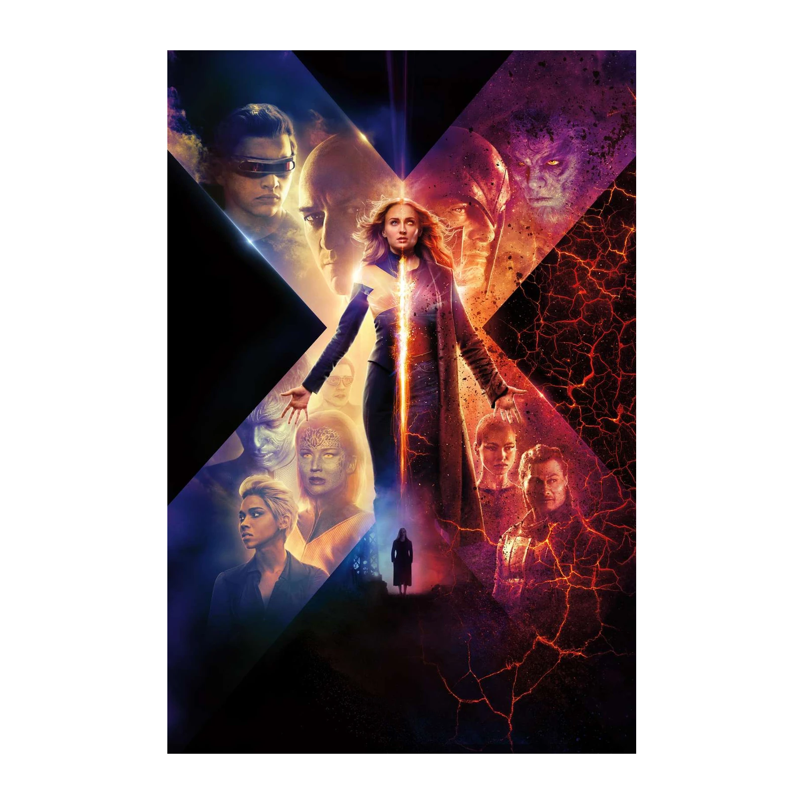 Dark Phoenix X-Men Movie Poster Wall Art