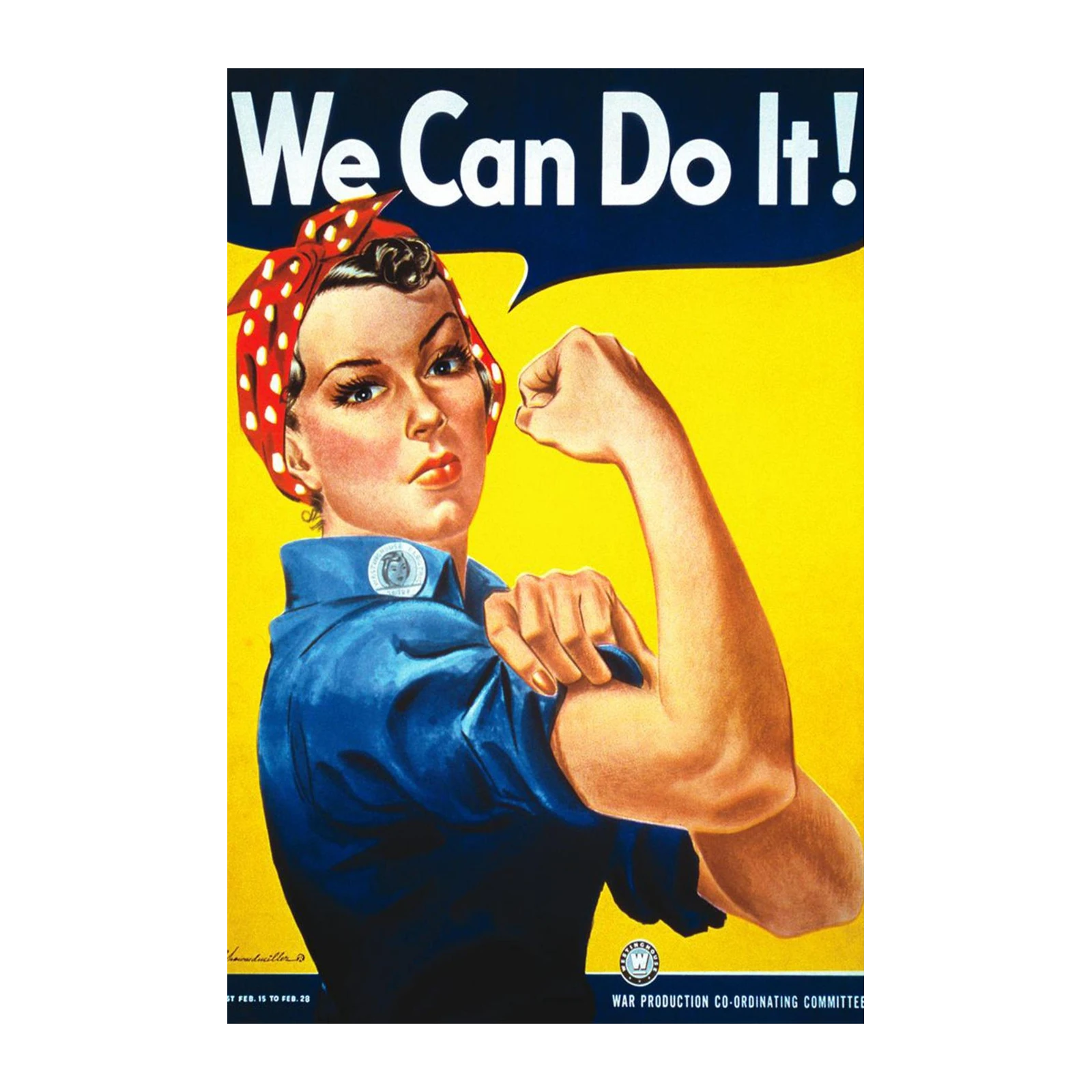 Rosie the Riveter "We Can Do It!" Wall Art