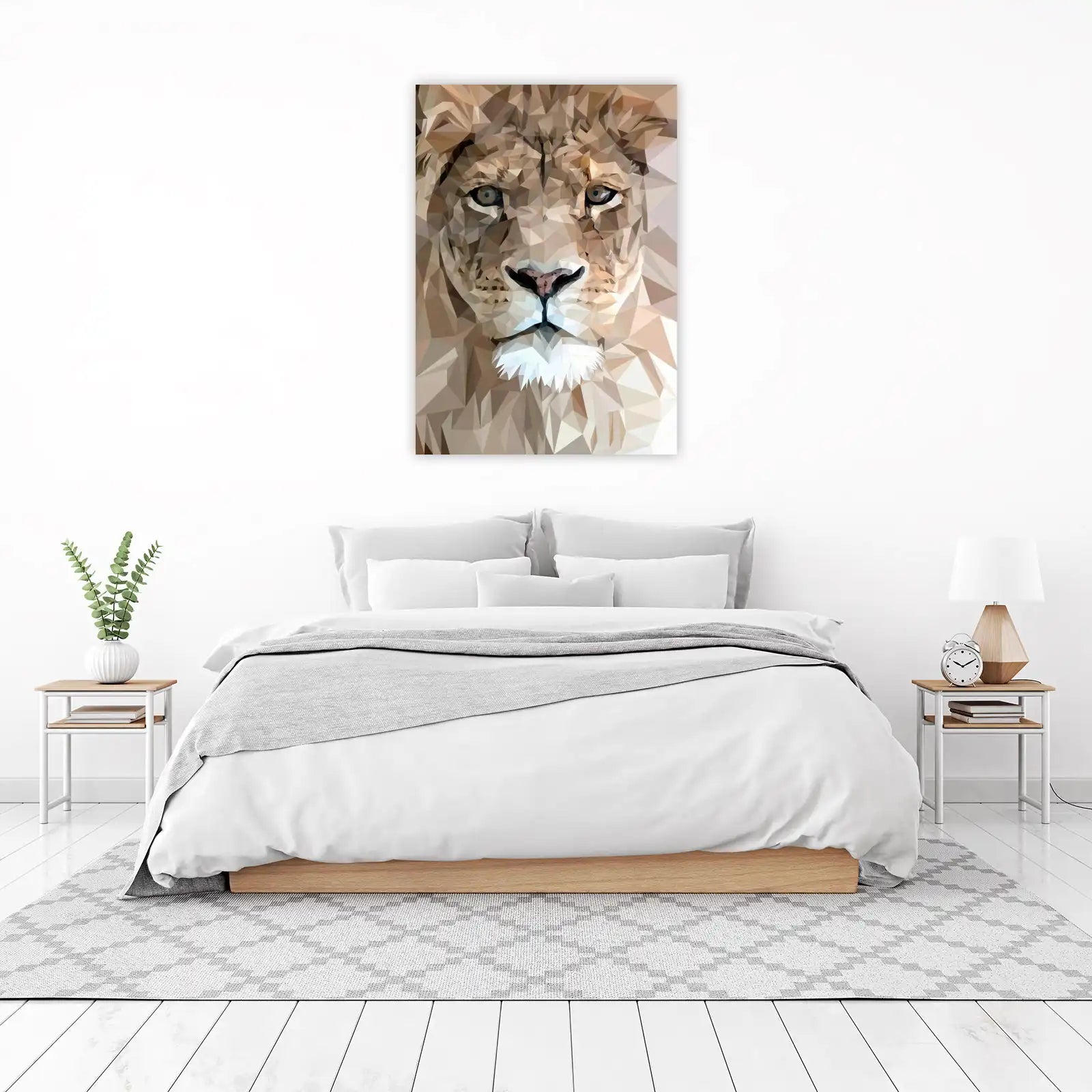 Geometric Lion Roar Wall Art Wall Art