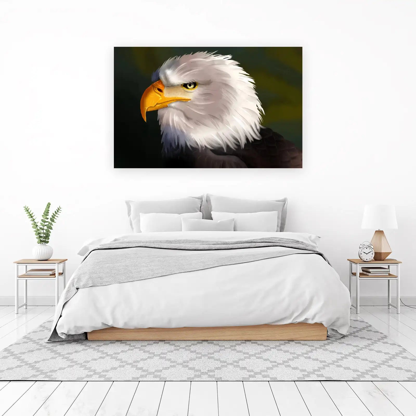 Majestic Eagle Portrait Wall Art