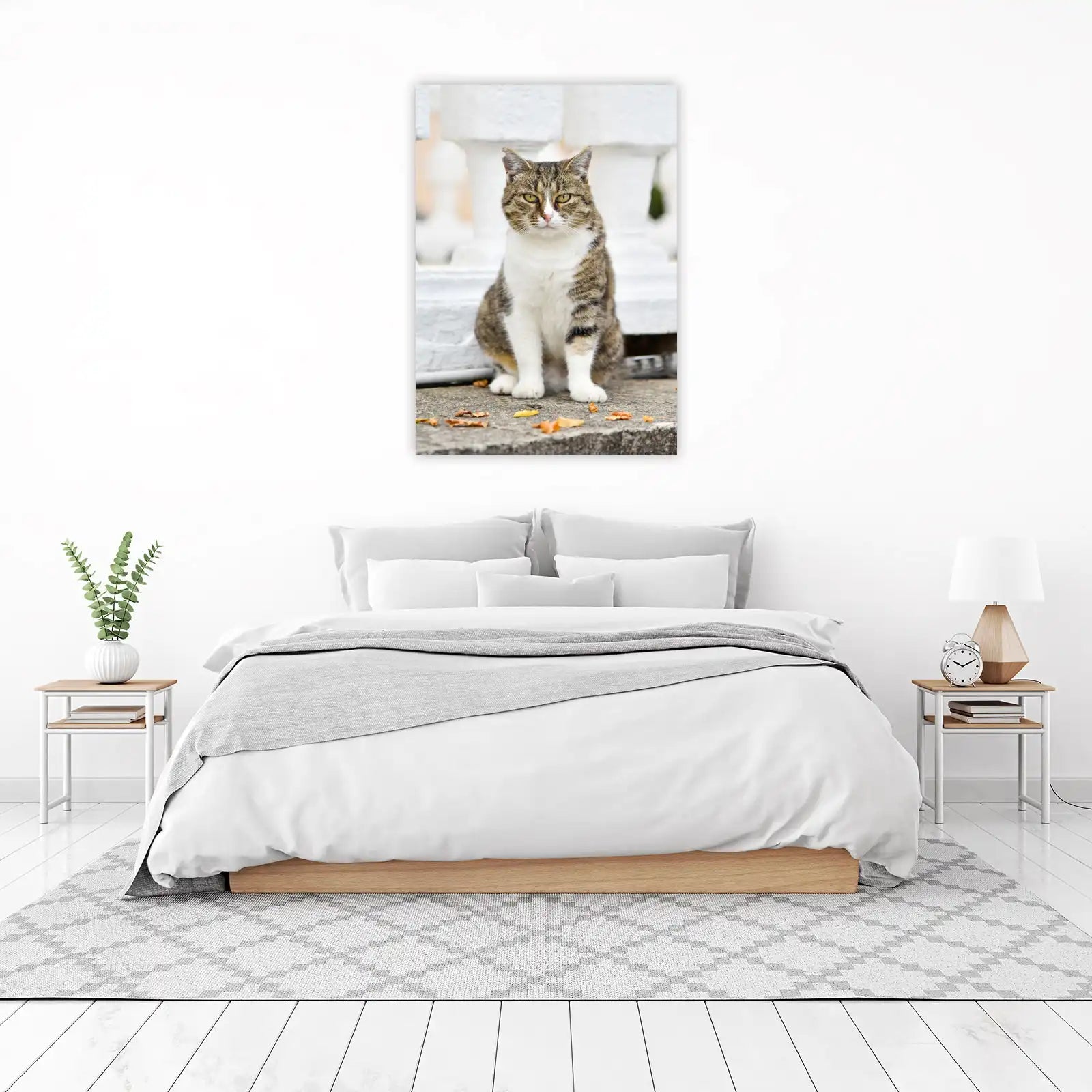 Majestic Tabby Cat Portrait Wall Art