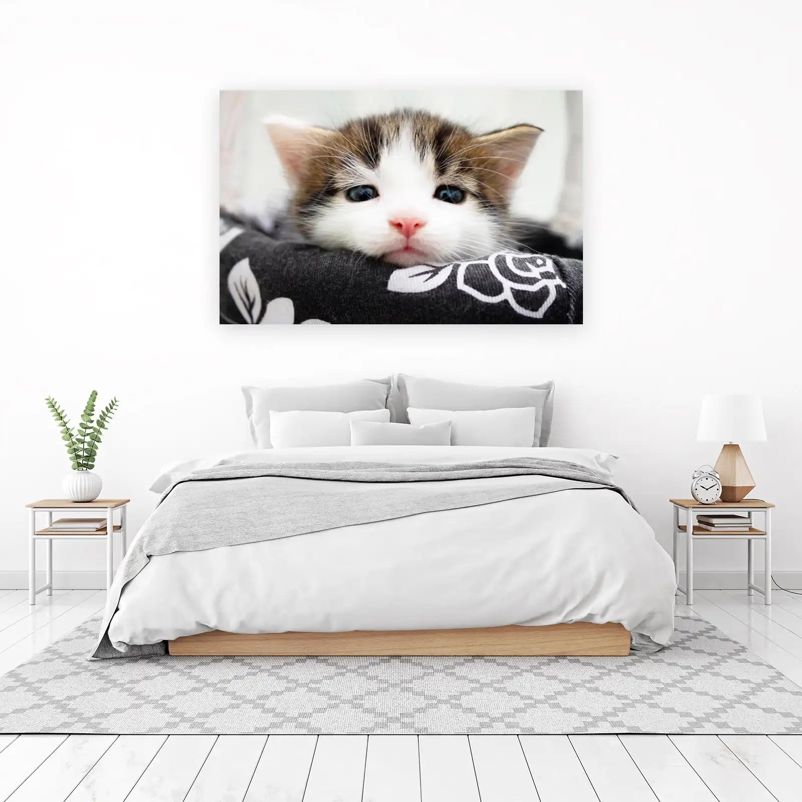 Adorable Kitten Face Wall Art