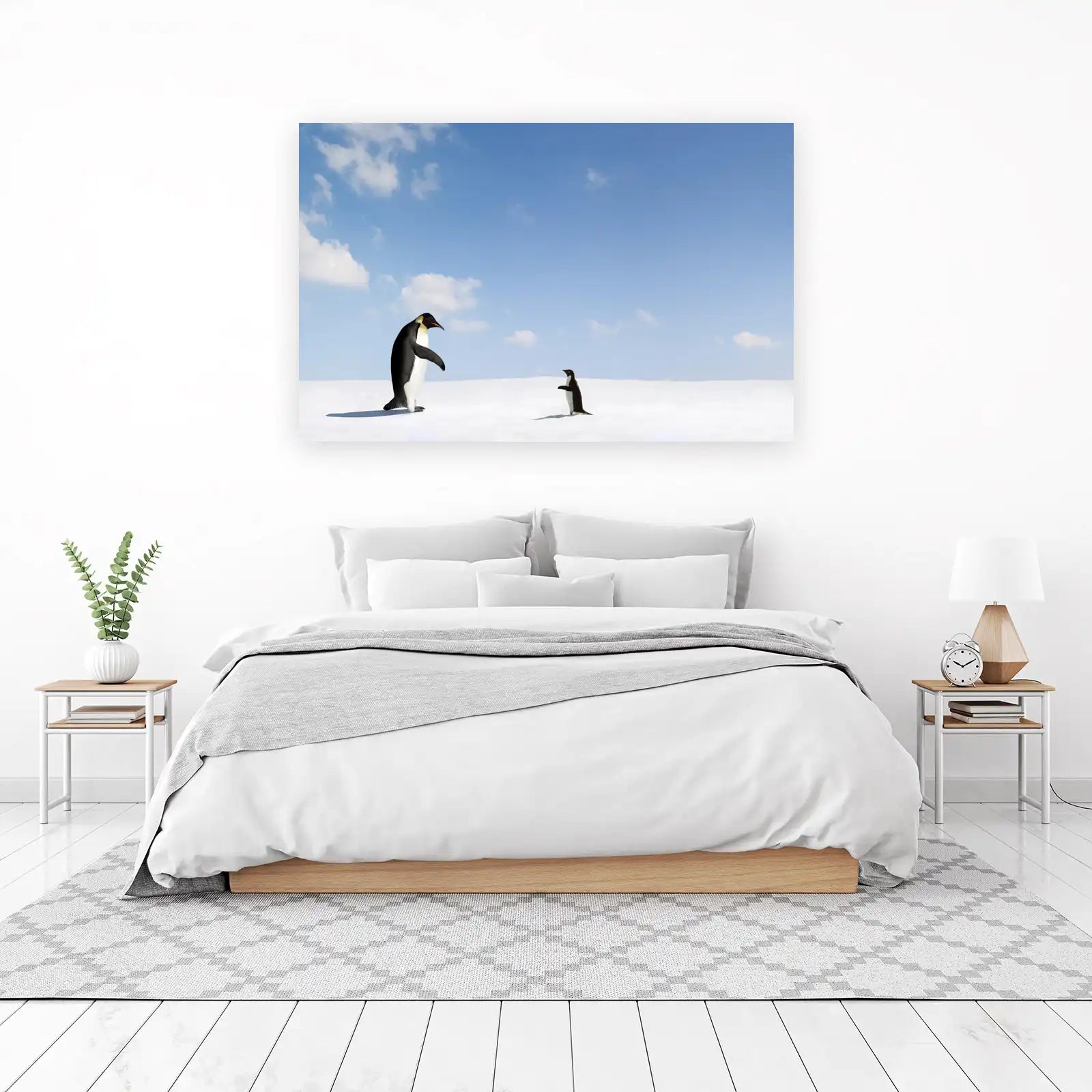 Penguin Duo Arctic Adventure Wall Art