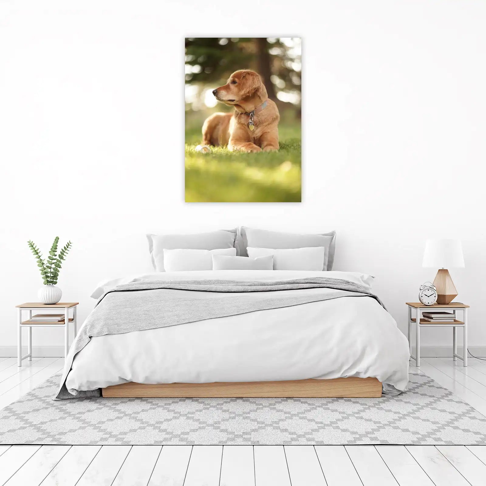 Golden Retriever Serenity Dog Art Wall Art