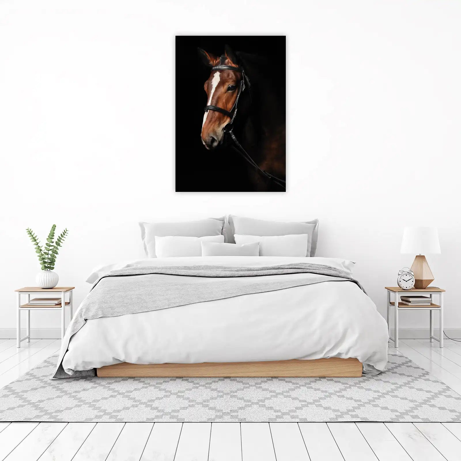 Majestic Horse Portrait Fine Art Wall Art